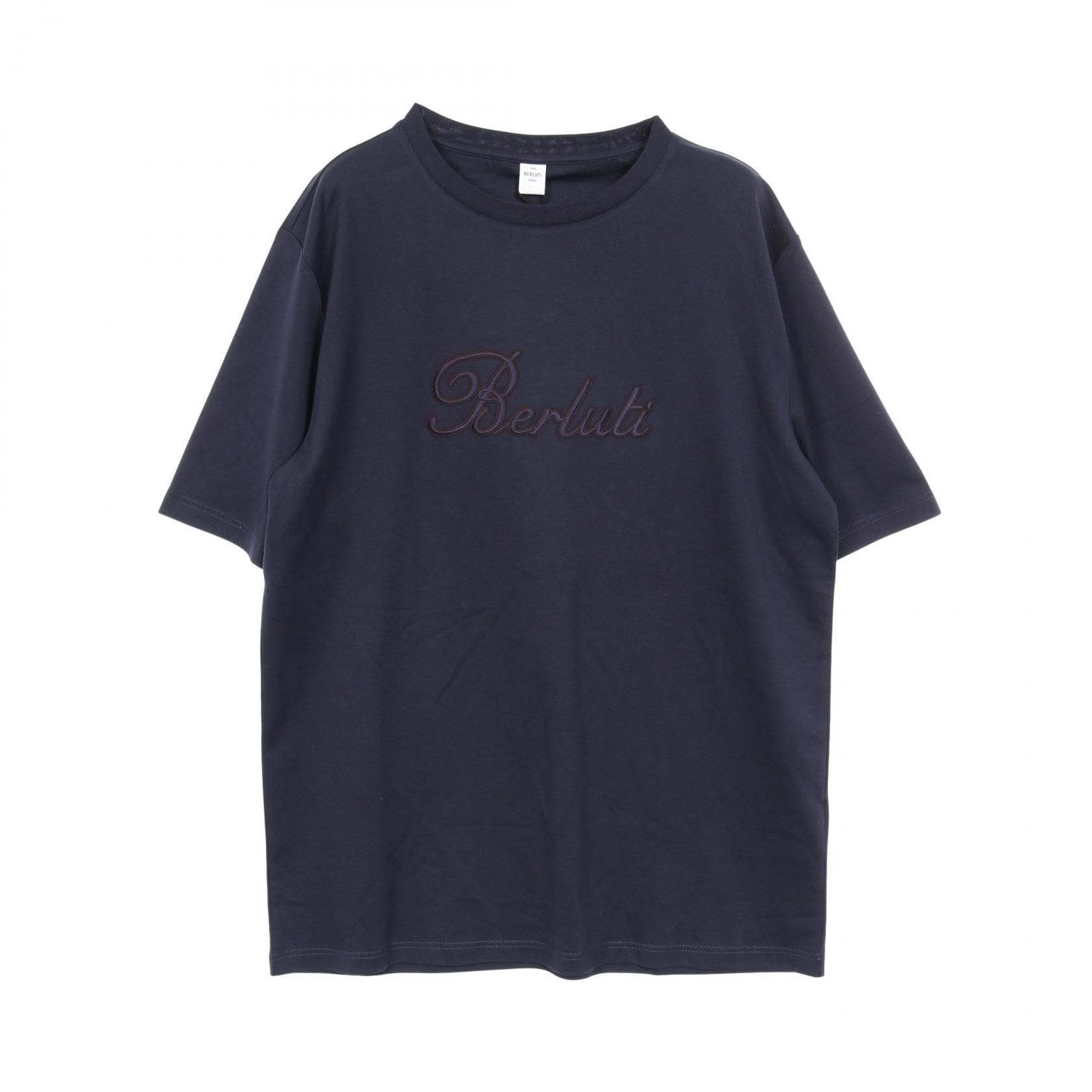 ベルルッティ Berluti カットソー 衣料品 トップス コットン メンズ ネイビー系 【中古】