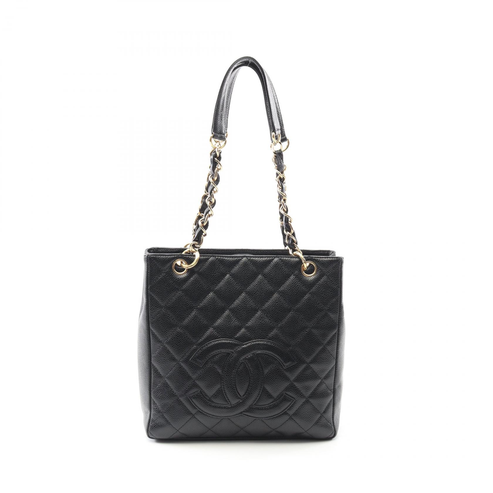 【5%OFFクーポン×ポイント5倍】シャネル CHANEL マトラッセ PST トートバッグ バッグ カーフ（牛革） レディース ブラック系 A20994 【中古】 248,000円