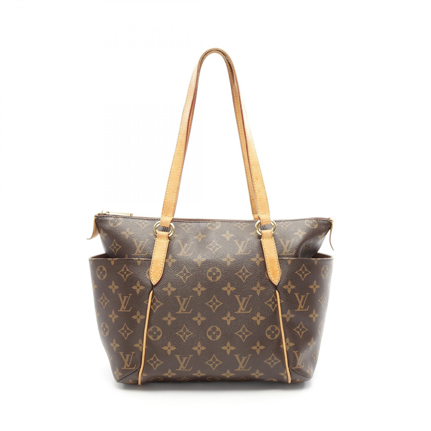 Louis Vuitton ダークブラウン トートバッグ Louis Vuitton トートバッグ ブラック/ブラウン - メルカリ