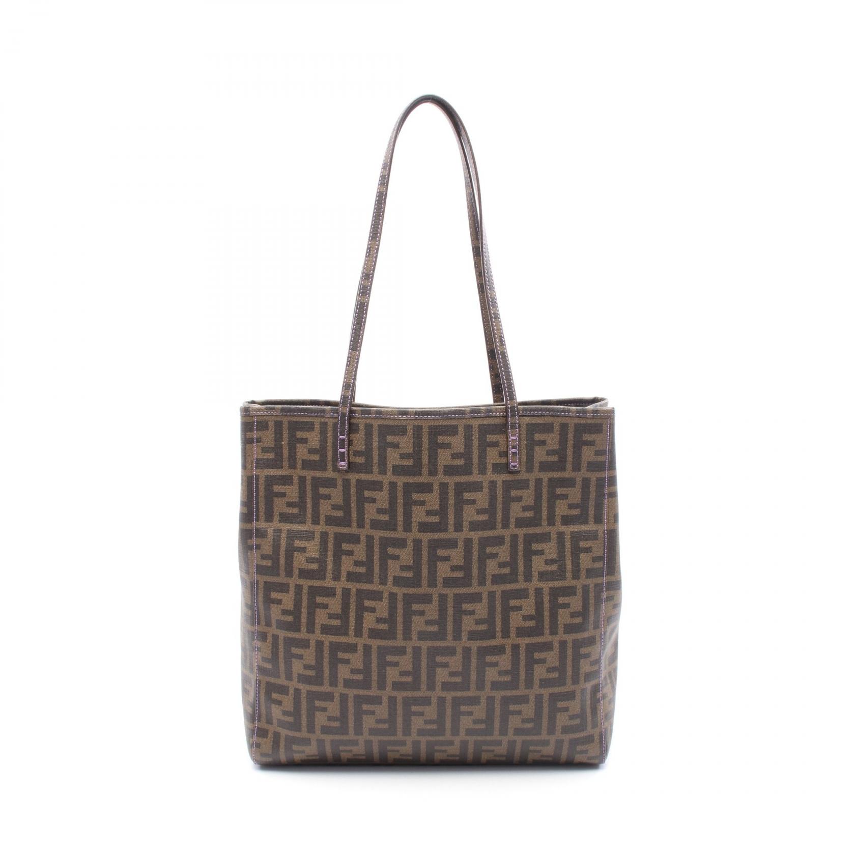FENDI フェンディ トートバッグ こげ茶x黒(総柄) 4503125L0027 楽天市場】FENDI フェンディ ズッカ ブラウン 茶 キャンバス