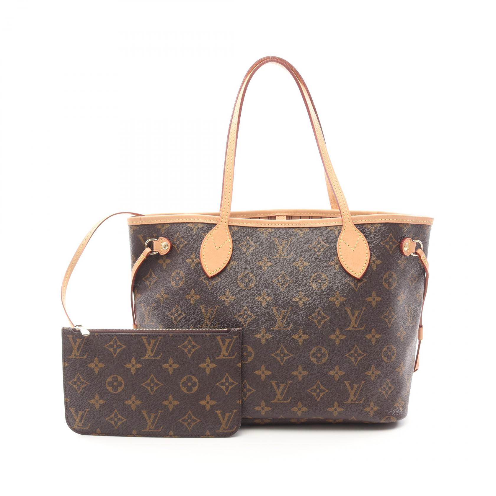ルイ・ヴィトン トートバッグ ブラウン 中古・古着通販】LOUIS VUITTON (ルイ ヴィトン) トートバッグ