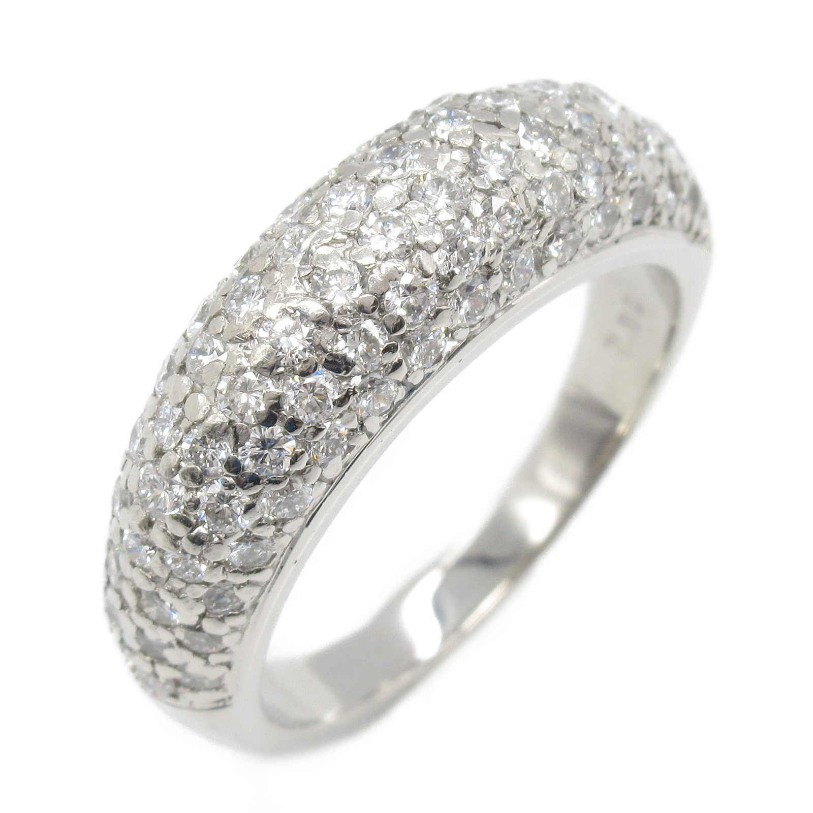 【1万円OFFクーポン対象】スタージュエリー STAR JEWELRY ダイヤリング リング・指輪 ジュエリー Pt950プラチナ ダイヤモンド レディース クリア系 【中古】