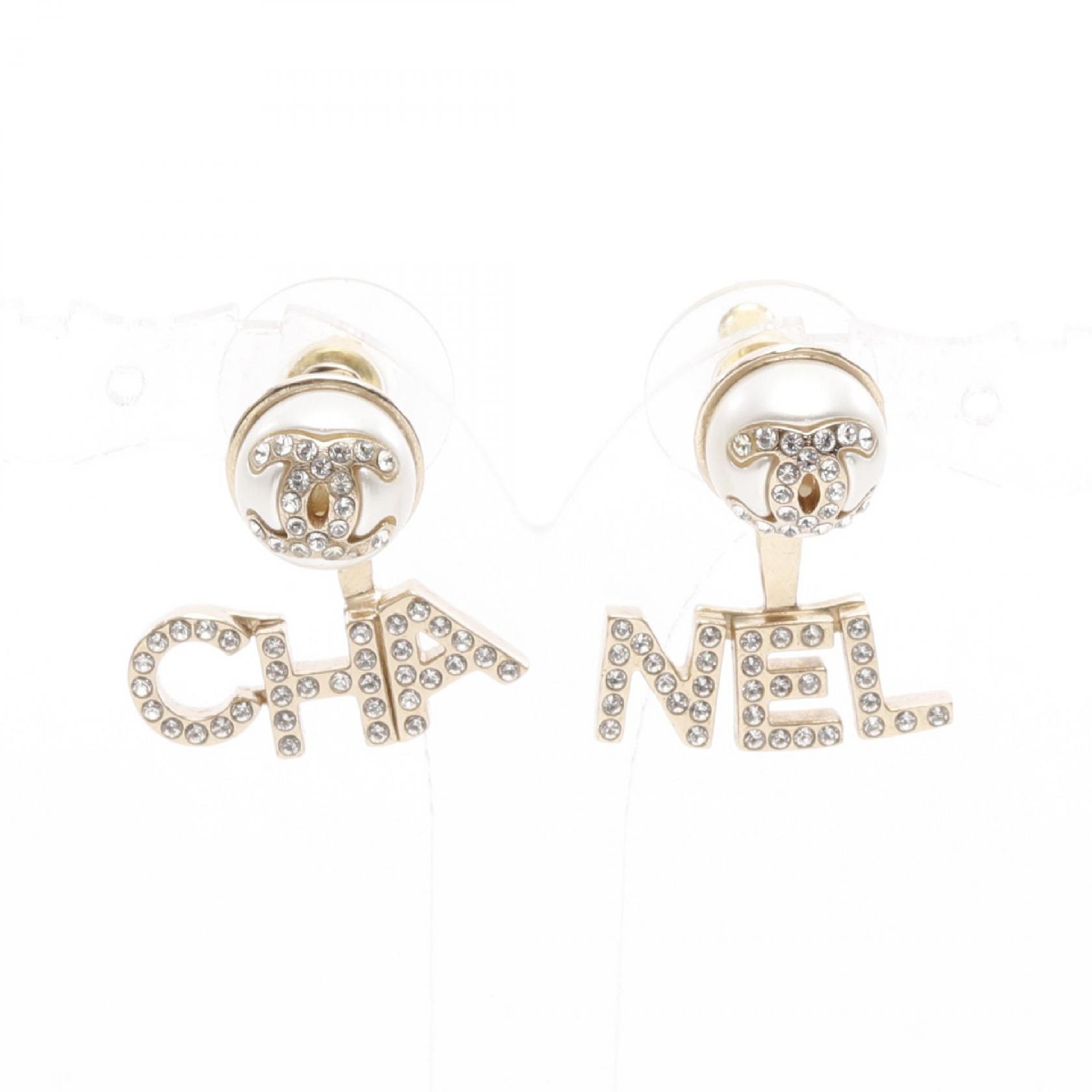 【極美品】シャネル　B16C フラワー　パール　ピアス　ココマーク CHANEL - 【極美品】シャネル B16C フラワー パール ピアス ココ