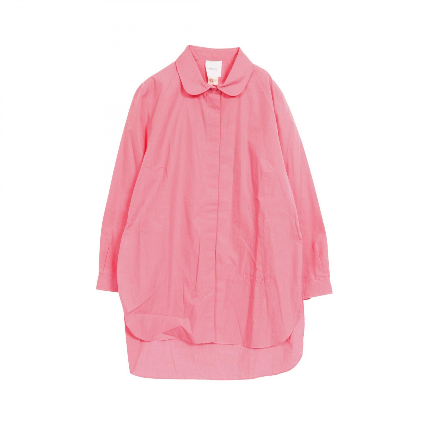 【P5倍×20%OFFクーポン】パトゥ PATOU 衣料品 トップス コットン レディース ピンク系 22S-BL020-0017 【中古】