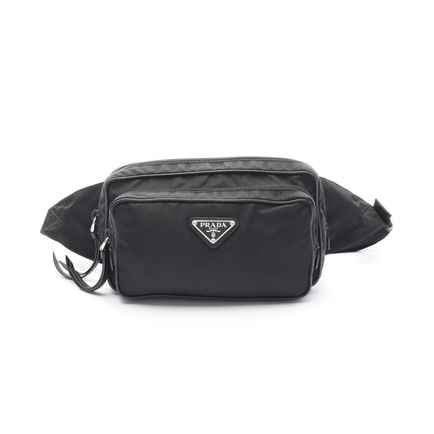 楽天市場】PRADA プラダ 2VL010 TORO レザークロス ボディバッグ NERO