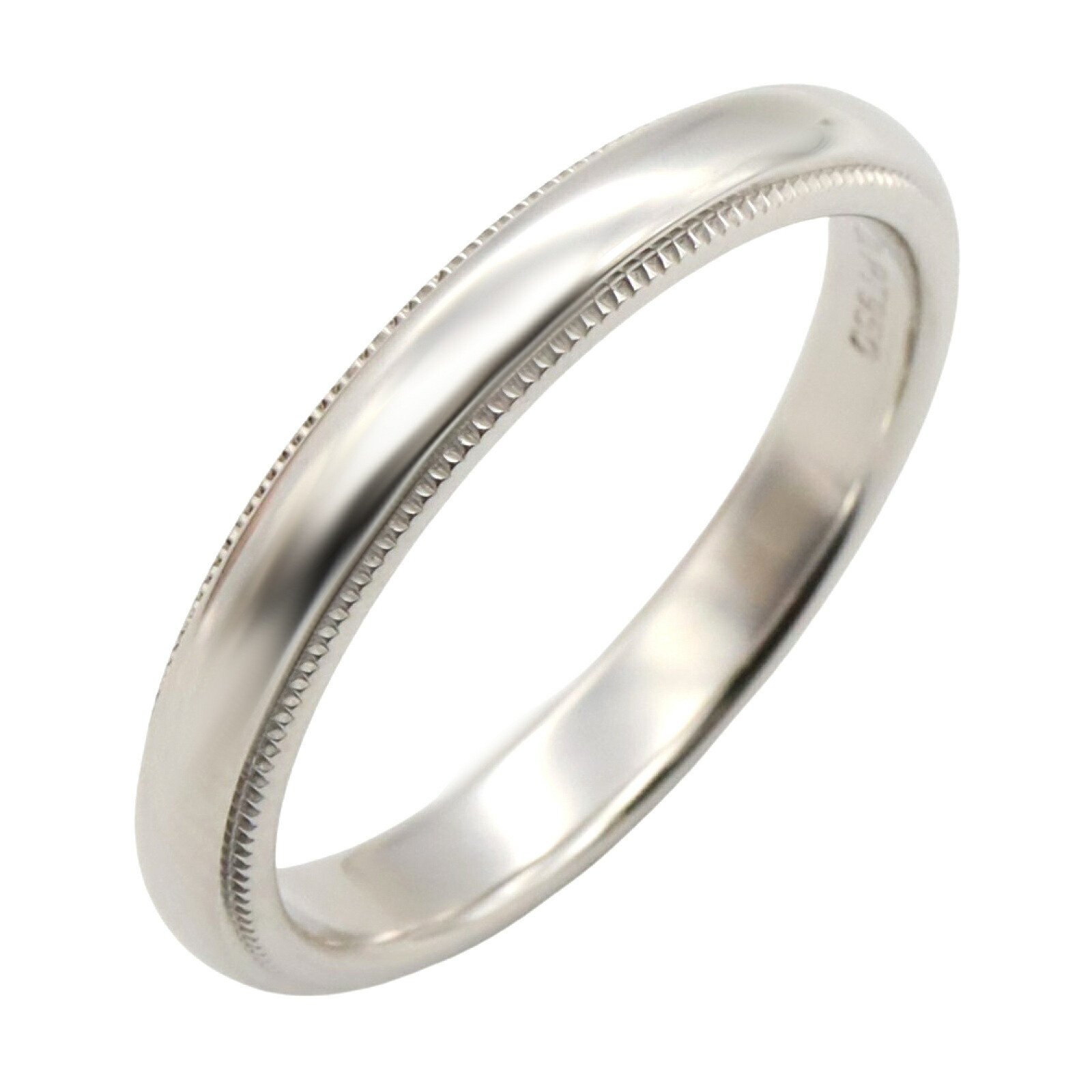 ティファニー リング ミルグレイン Pt950 プラチナ レディース TIFFANY&Co. ティファニー ミルグレイン リング 指輪 9号 Pt950
