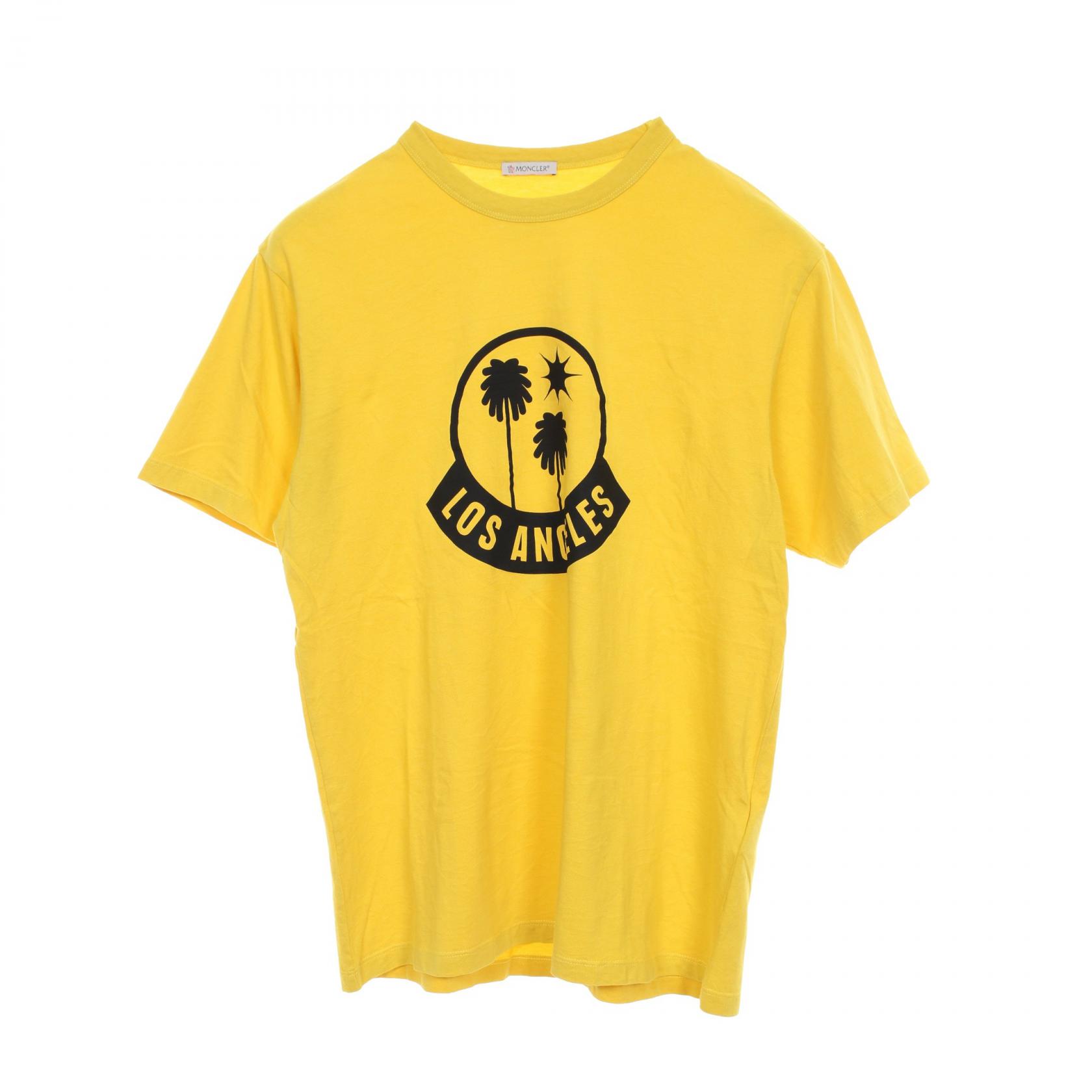 モンクレール MONCLER LOS ANGELES カットソー 衣料品 トップス コットン メンズ イエロー系 8C00001 【中古】