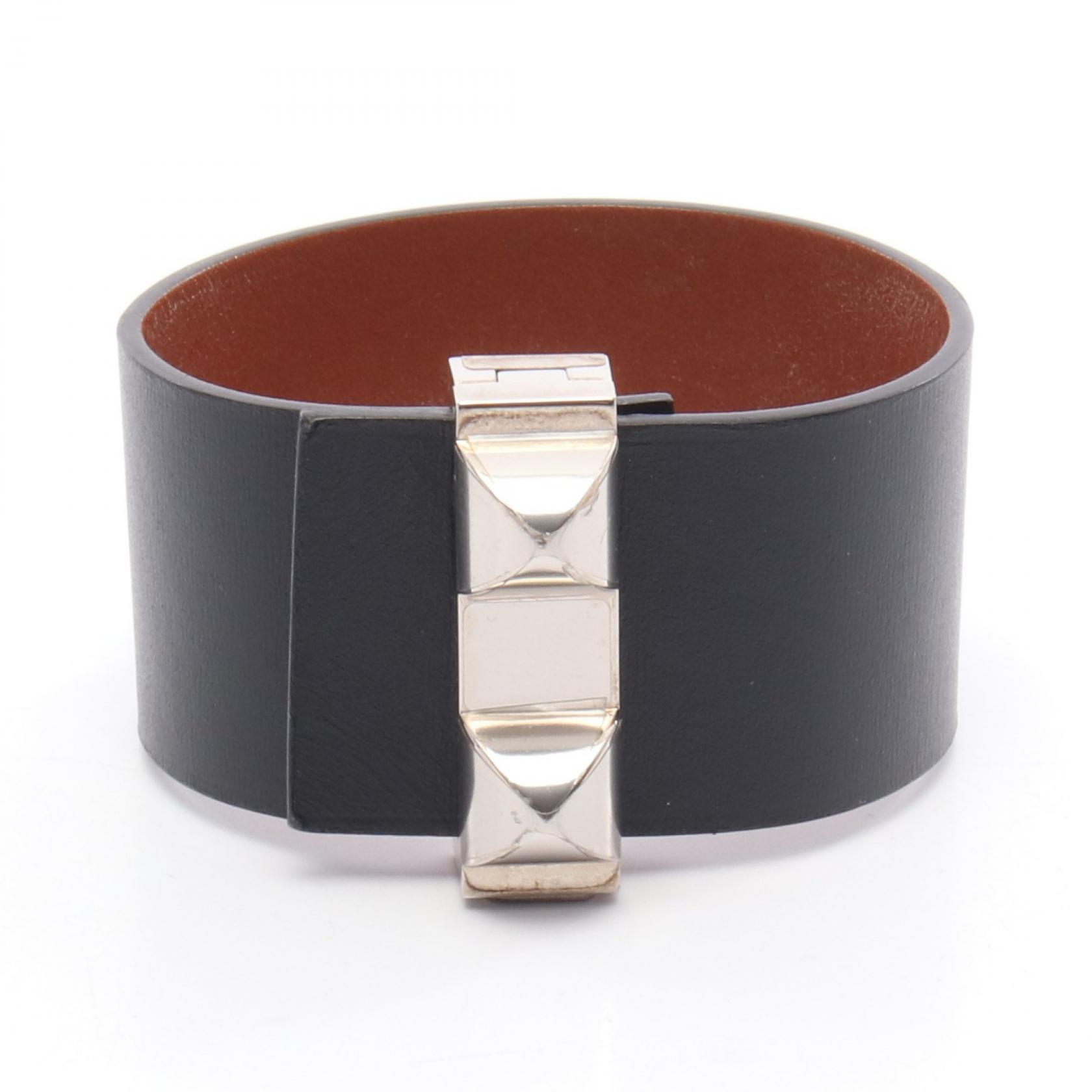 エルメス　メドール　ブレスレット　レザー　バングル HERMES - 極美品☆HERMES エルメス メドール アンフィニ ドゥ