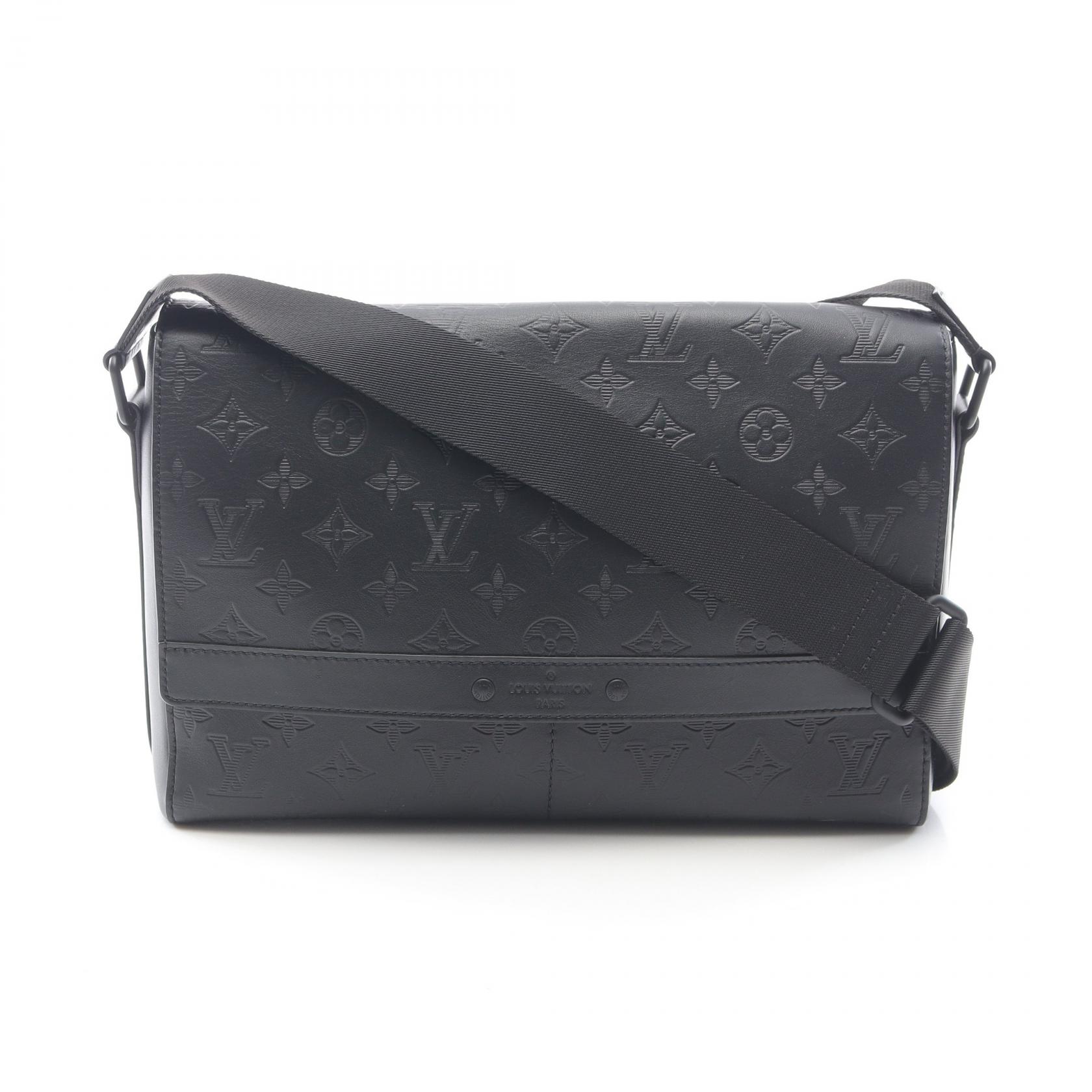 ルイ・ヴィトン LOUIS VUITTON スプリンターメッセンジャー ショルダーバッグ バッグ レザー モノグラム・シャドウ メンズ ブラック系 M44729 【中古】