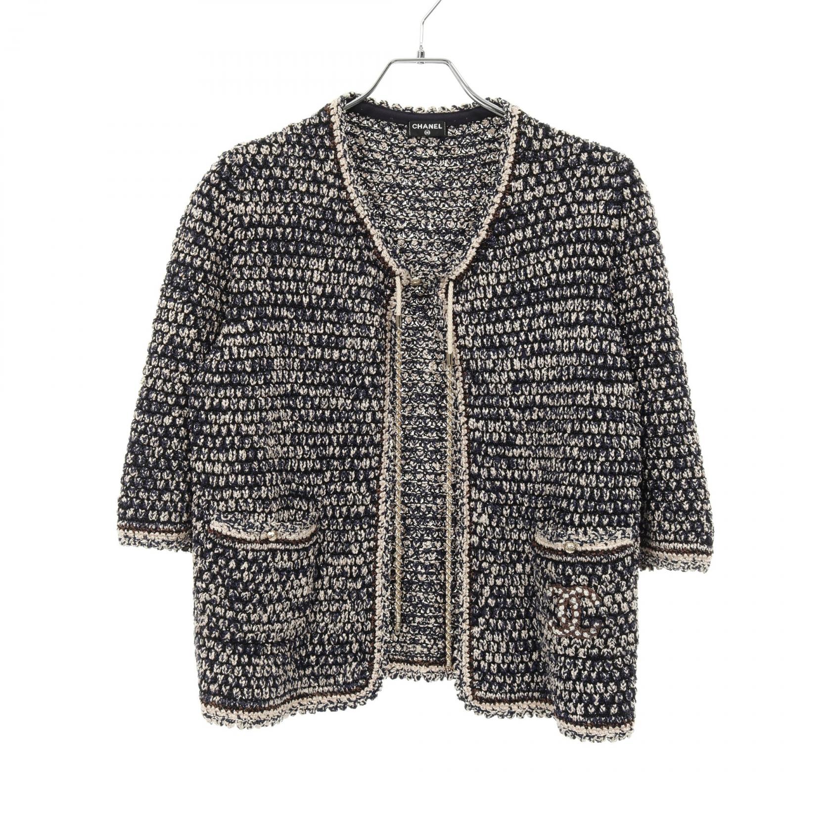 楽天市場】シャネル CHANEL ココマーク チェーン付き ニット