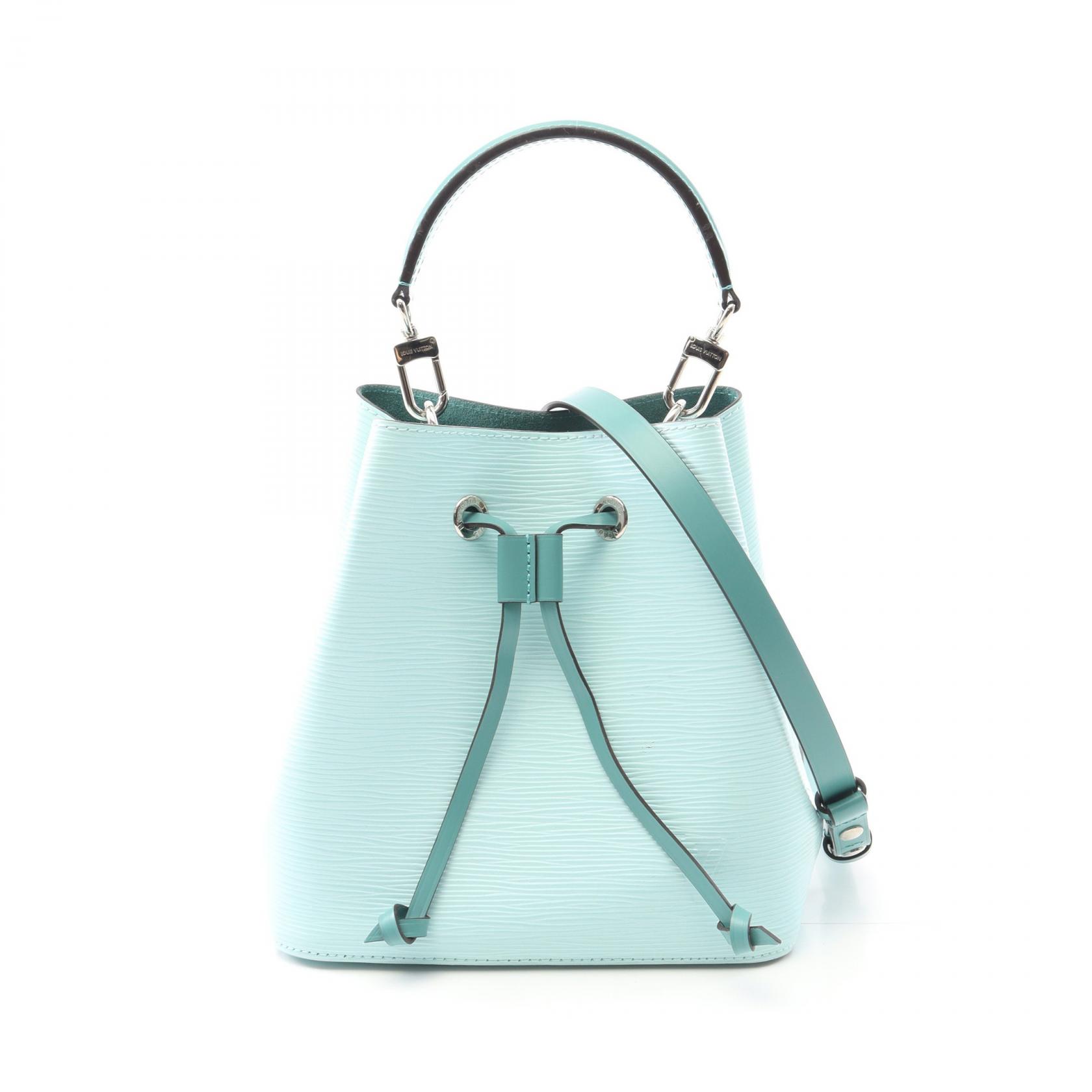 【P5倍×15%OFFクーポン】ルイ・ヴィトン LOUIS VUITTON ネオノエ BB ハンドバッグ バッグ レザー エピ レディース ブルー系 / グリーン系 M56212 【中古】 110,500円