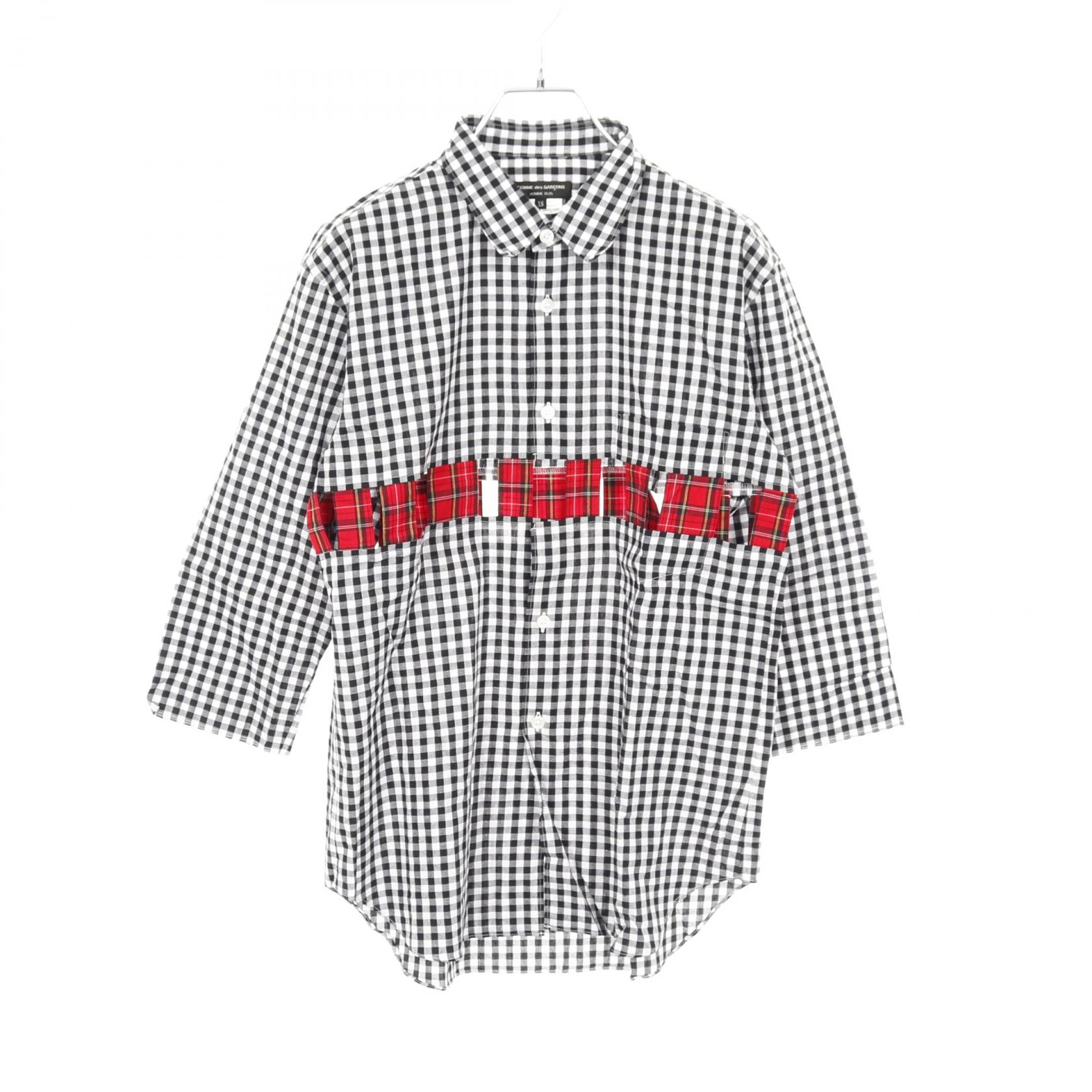 コムデギャルソンオムプリュス COMME des GARCONS HOMME PLUS 衣料品 トップス コットン メンズ ブラック系 / ホワイト系 / レッド系 PG-B049 【中古】 15,400円