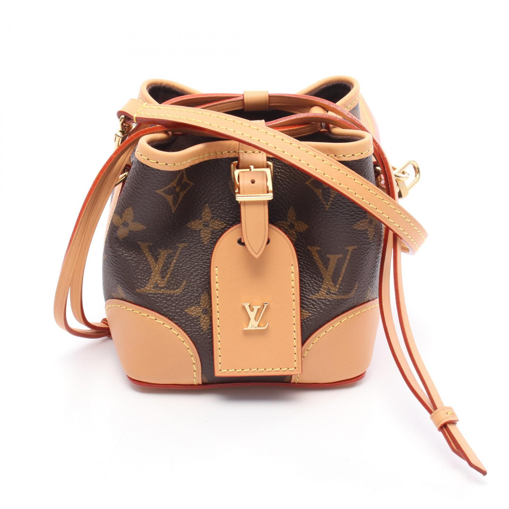 【5%OFFクーポン×ポイント5倍】ルイ・ヴィトン LOUIS VUITTON ノエ パース ショルダーバッグ バッグ PVCコーティングキャンバス レザー モノグラム レディース ブラウン系 M57099 【中古】