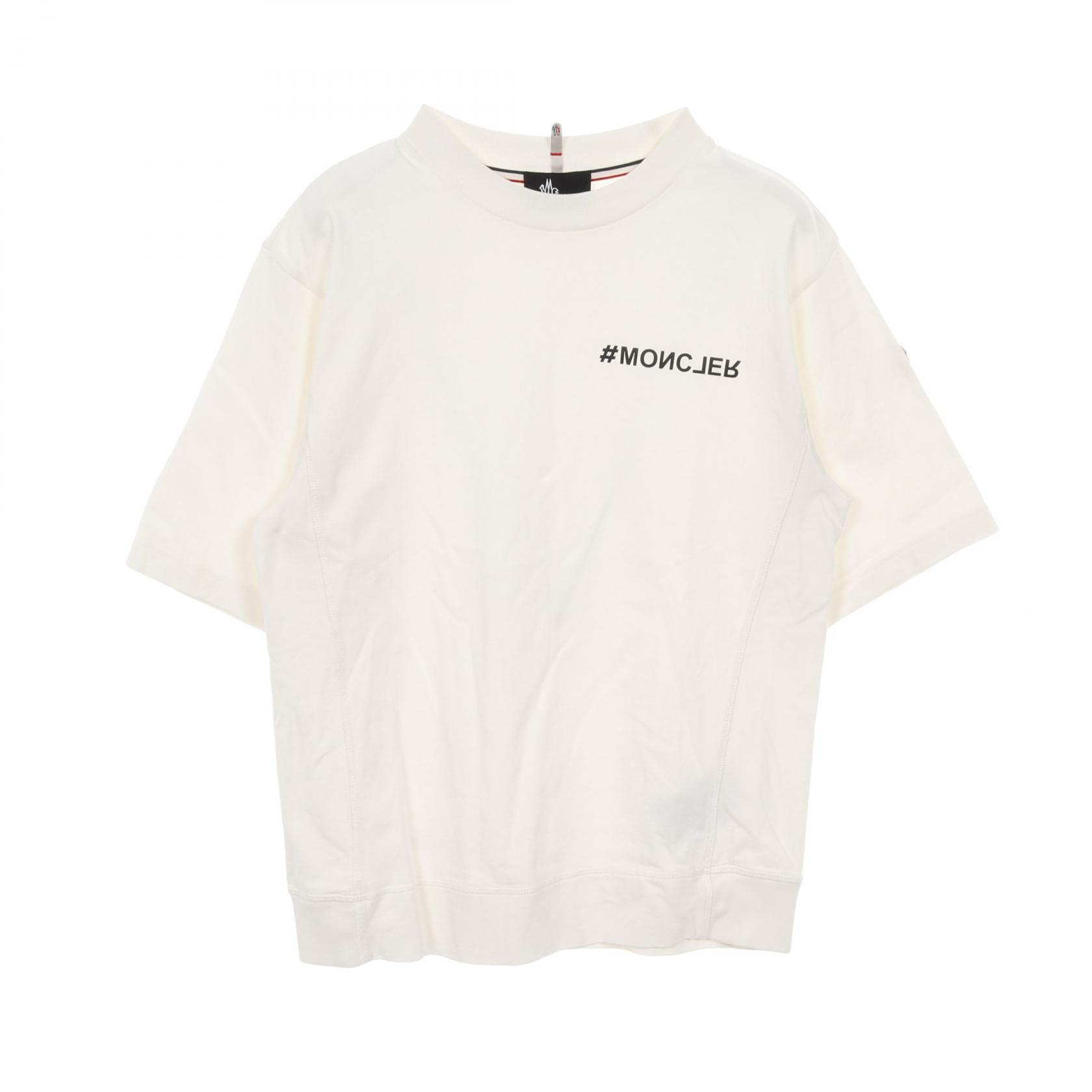モンクレールグルノーブル MONCLER GRENOBLE カットソー 衣料品 トップス コットン レディース ホワイト系 【中古】