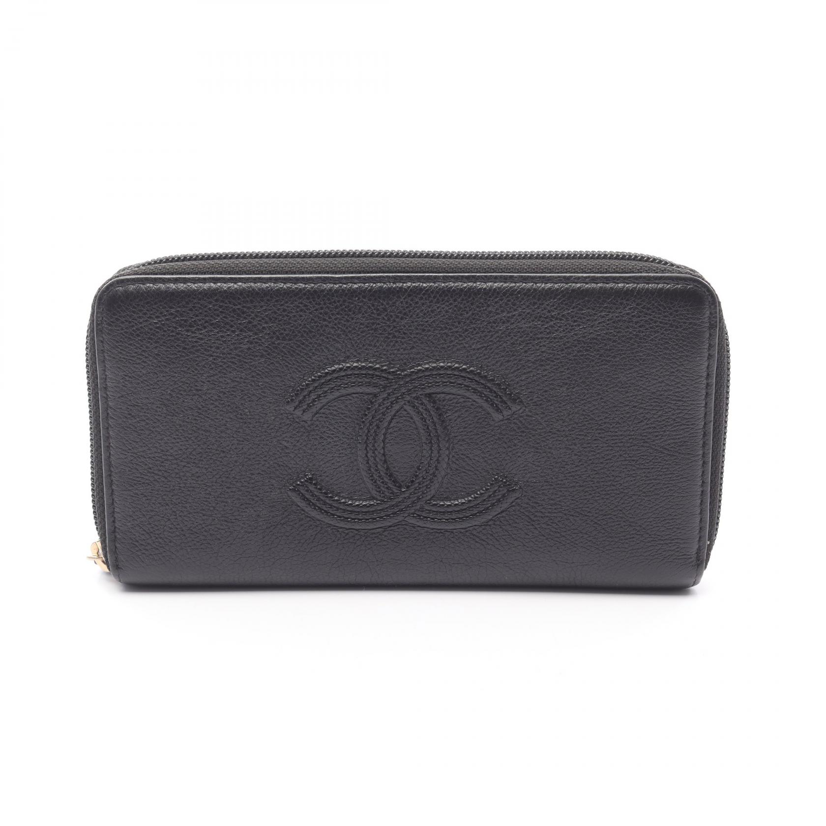 楽天市場】CHANEL シャネル ココマーク ラウンドファスナー 長財布  