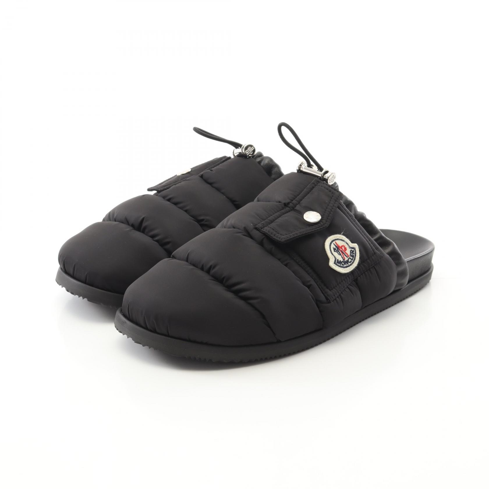 モンクレール MONCLER MON POCKET MULE サンダル 靴 ナイロン レディース ブラック系 4M00040M508099939 【新品】｜Brandoff銀座