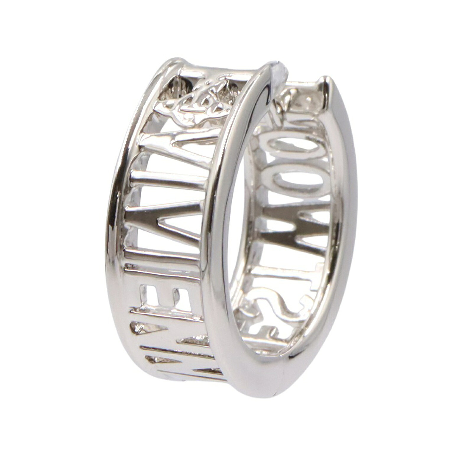 【P5倍×5%OFFクーポン】ヴィヴィアンウエストウッド Vivienne Westwood ピアス 片耳 ピアス ジュエリー 真鍮 メンズ レディース シルバー系 62030052/02P019 【新品】