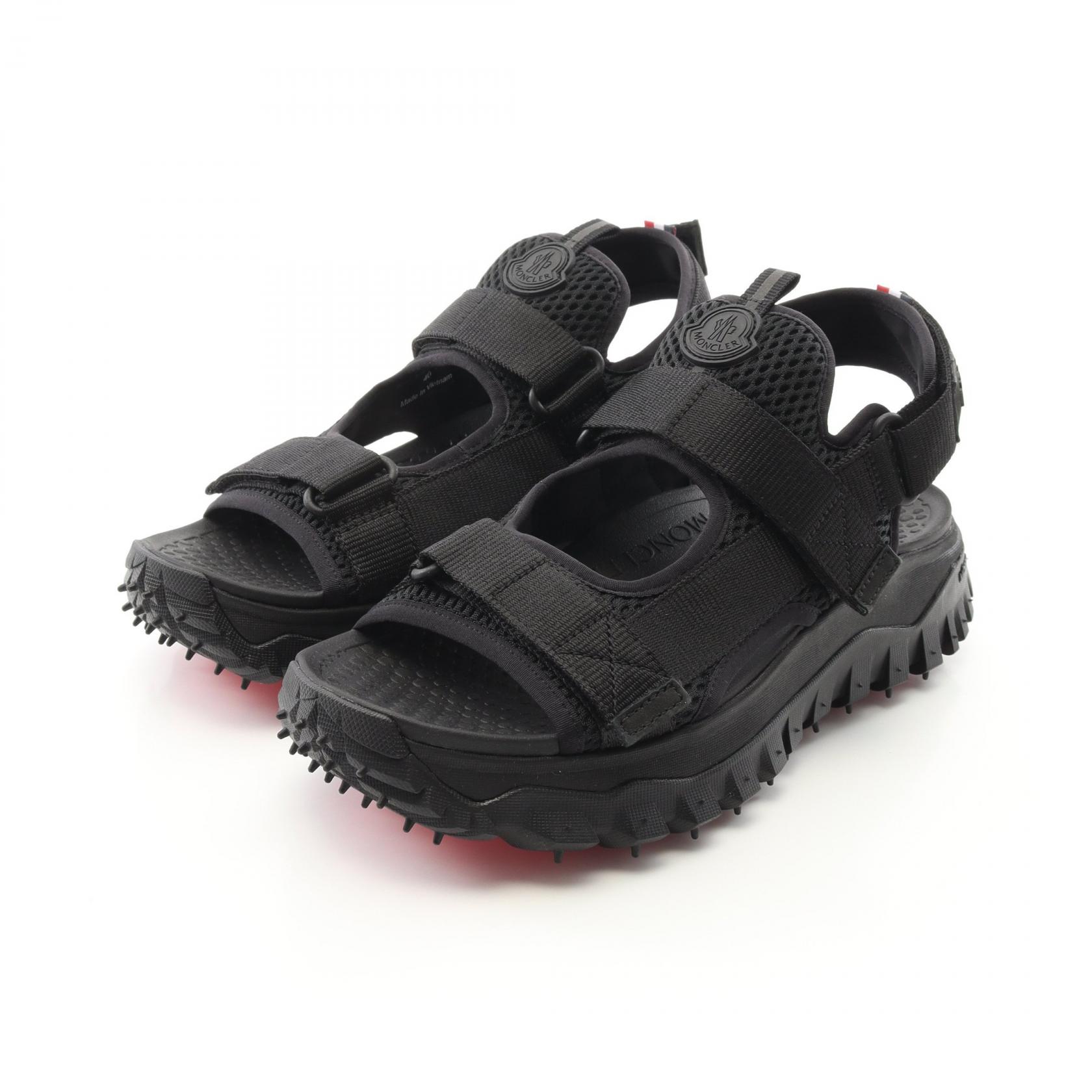 モンクレール MONCLER TRAILGRIP VELA サンダル 靴 キャンバス メッシュ レディース ブラック系 4L00110M380899940 【新品】