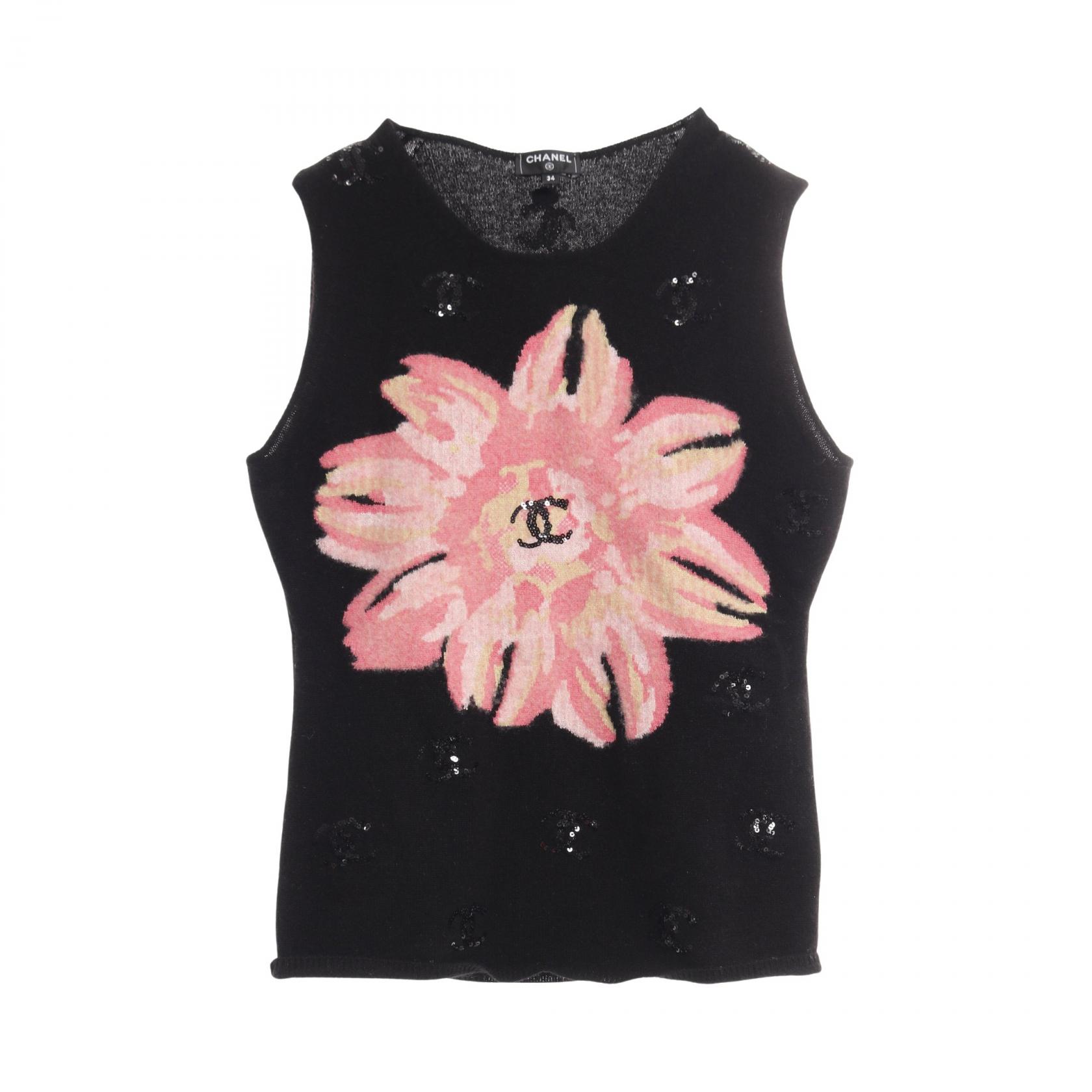 楽天市場】CHANEL シャネル P16732 カシミア100% ココマークニット