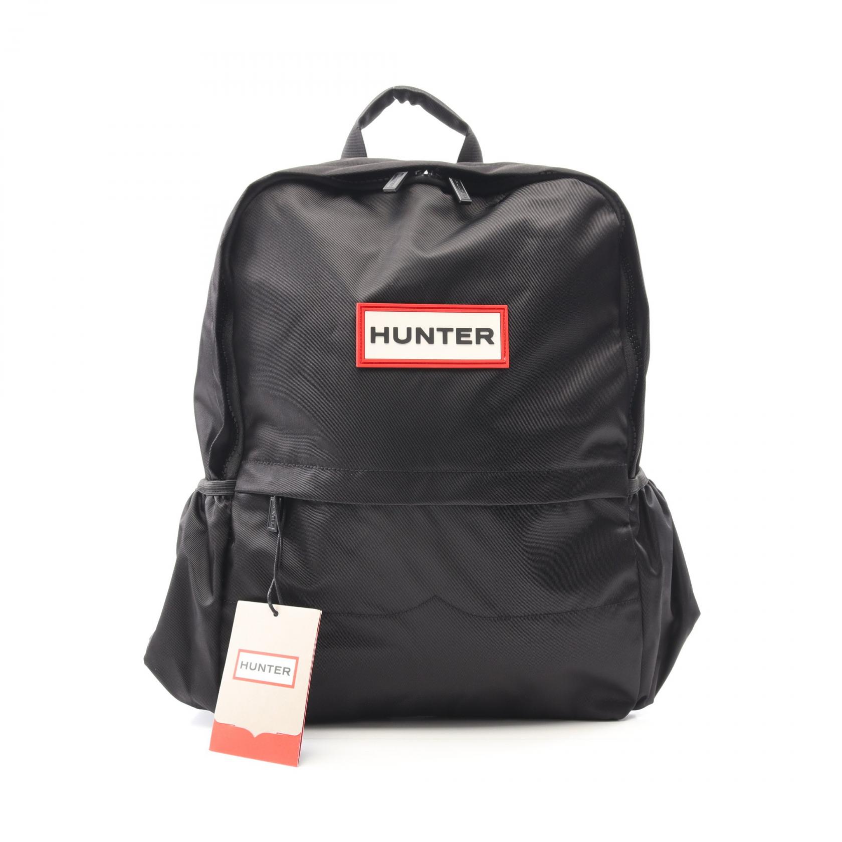 【P5倍×5%OFFクーポン】ハンター HUNTER オリジナルナイロン リュックサック バックパック バッグ ナイロン メンズ レディース ブラック系 UBB6028KBM 【新品】