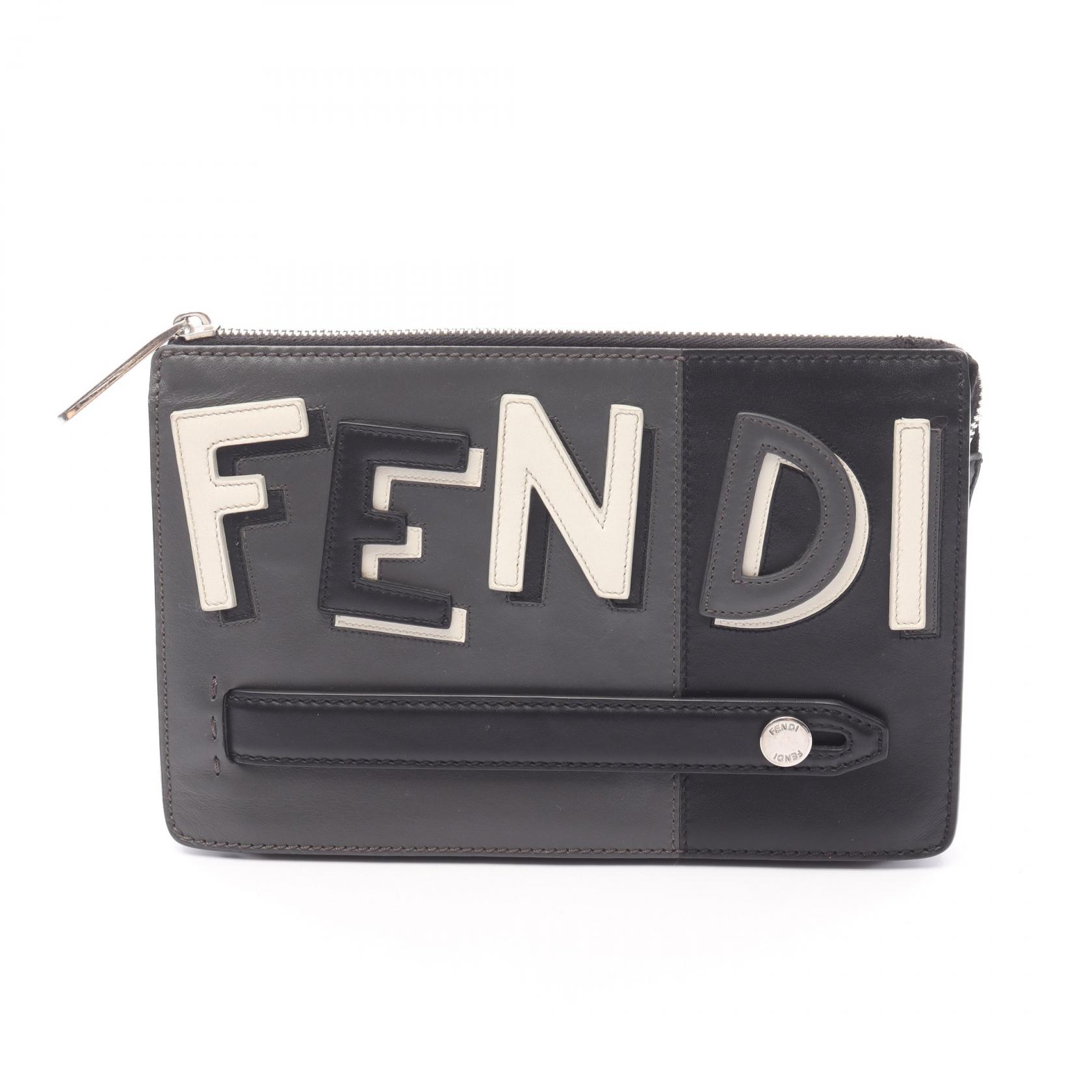 美品　FENDI✨フェンディ　ペカン柄　クラッチバッグ　セカンドバッグ 楽天市場】FENDI フェンディ セレリア ステッチ クラッチバッグ