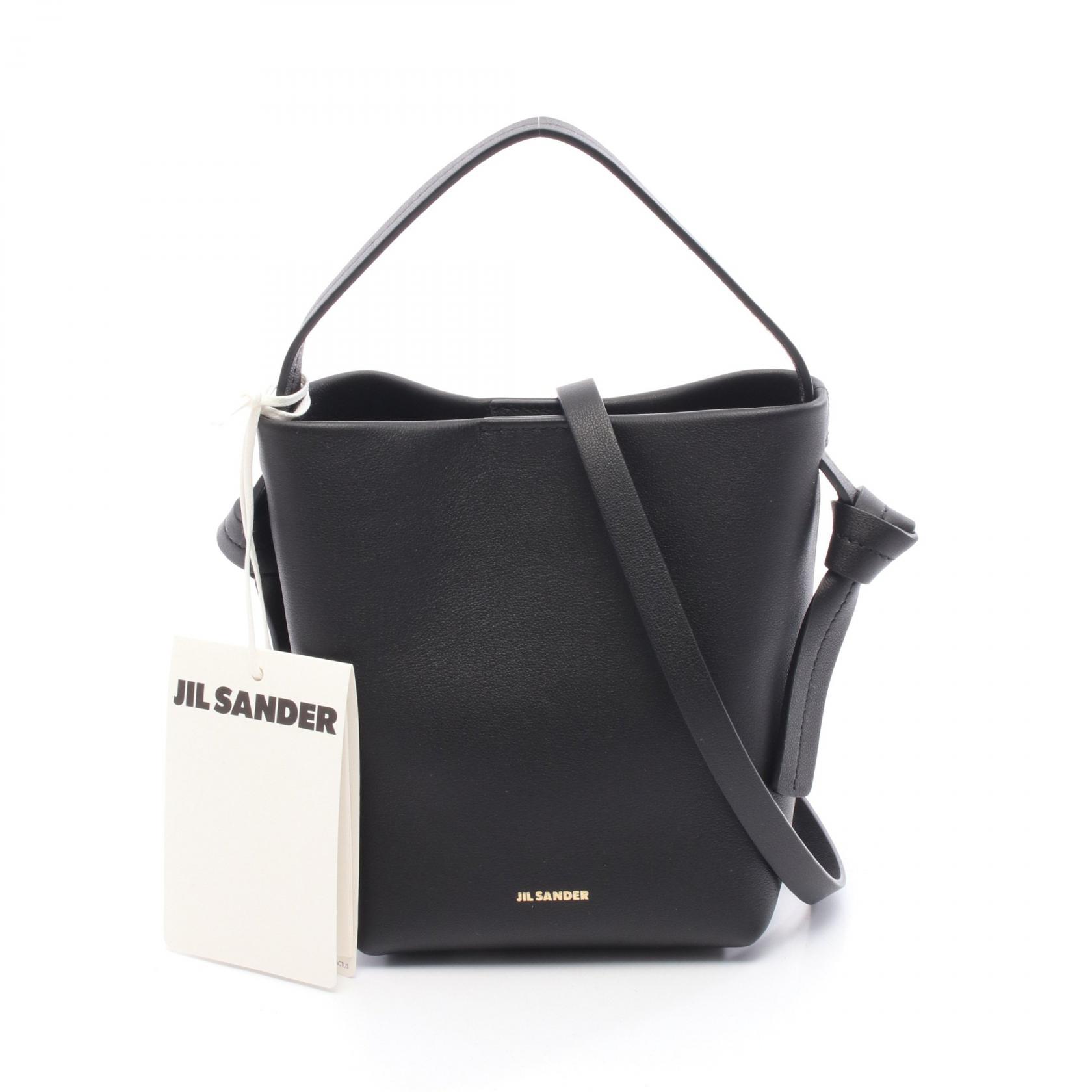 ジルサンダー JIL SANDER KNOT HOBO MINI ハンドバッグ バッグ レザー レディース ブラック系 J07ZI0001P6581001 【新品】｜Brandoff銀座