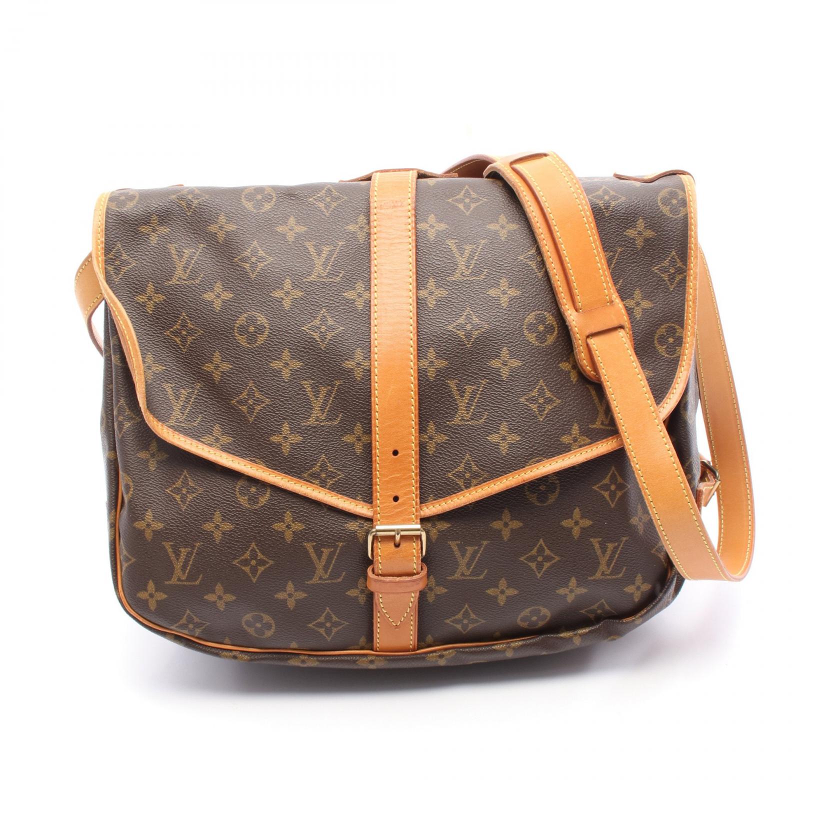 美品【LOUIS VUITTON】ショルダーバッグ　ソミュール35 モノグラム 楽天市場】ルイヴィトン ソミュール35 モノグラム ショルダーバッグ