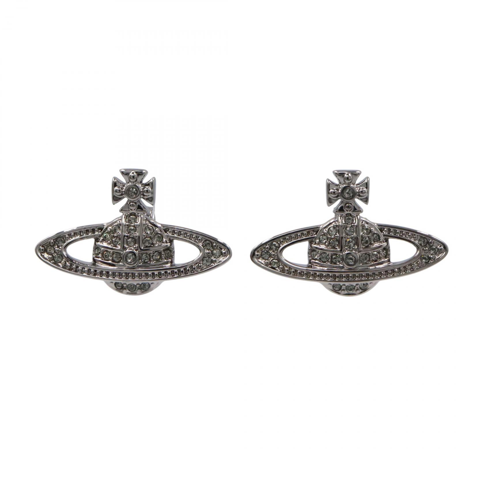 【5%OFFクーポン×ポイント5倍】ヴィヴィアンウエストウッド Vivienne Westwood ピアス ピアス ジュエリー 真鍮 メンズ レディース シルバー系 62020033S108 【新品】