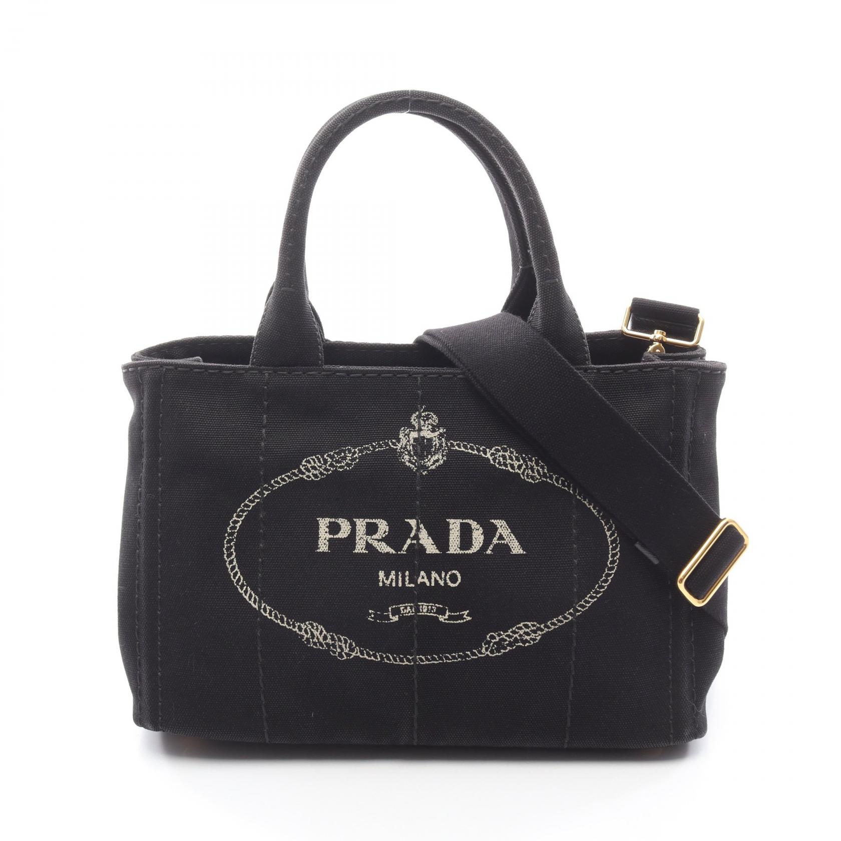 プラダPRADA ナイロンエコバッグ PRADA プラダ ナイロン エコバッグ トートバッグ 黒 収納ポーチ