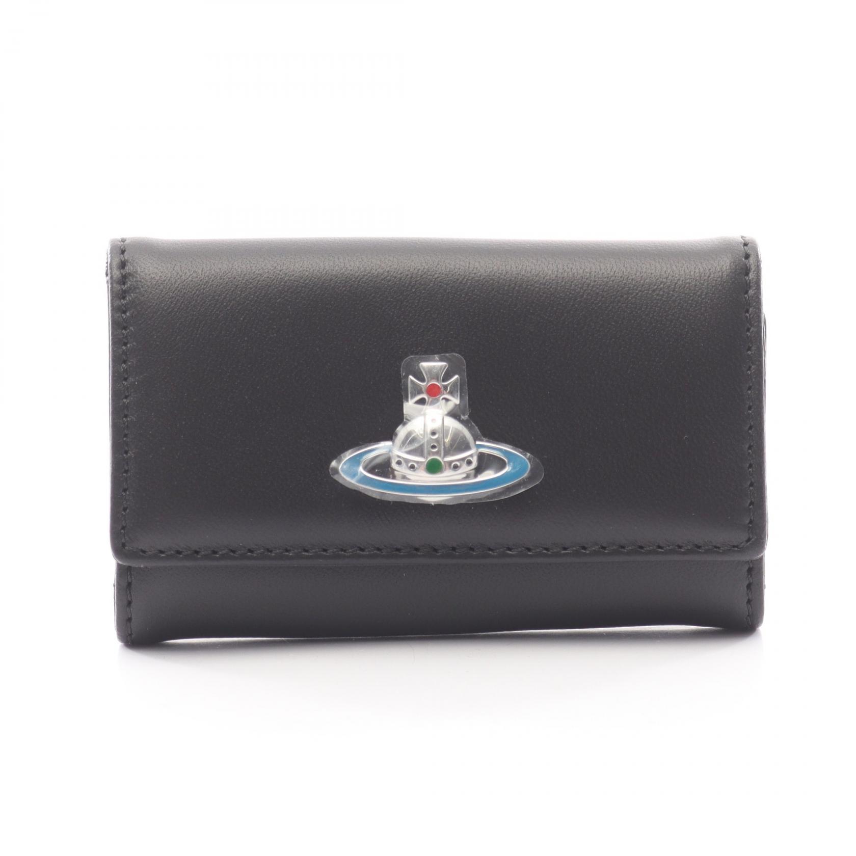 【10%OFFクーポン 7/26 9:59〆】 ヴィヴィアンウエストウッド Vivienne Westwood オーブ キーケース アクセサリー レザー レディース ブラック系 51020001L001LN403 【新品】｜Brandoff銀座