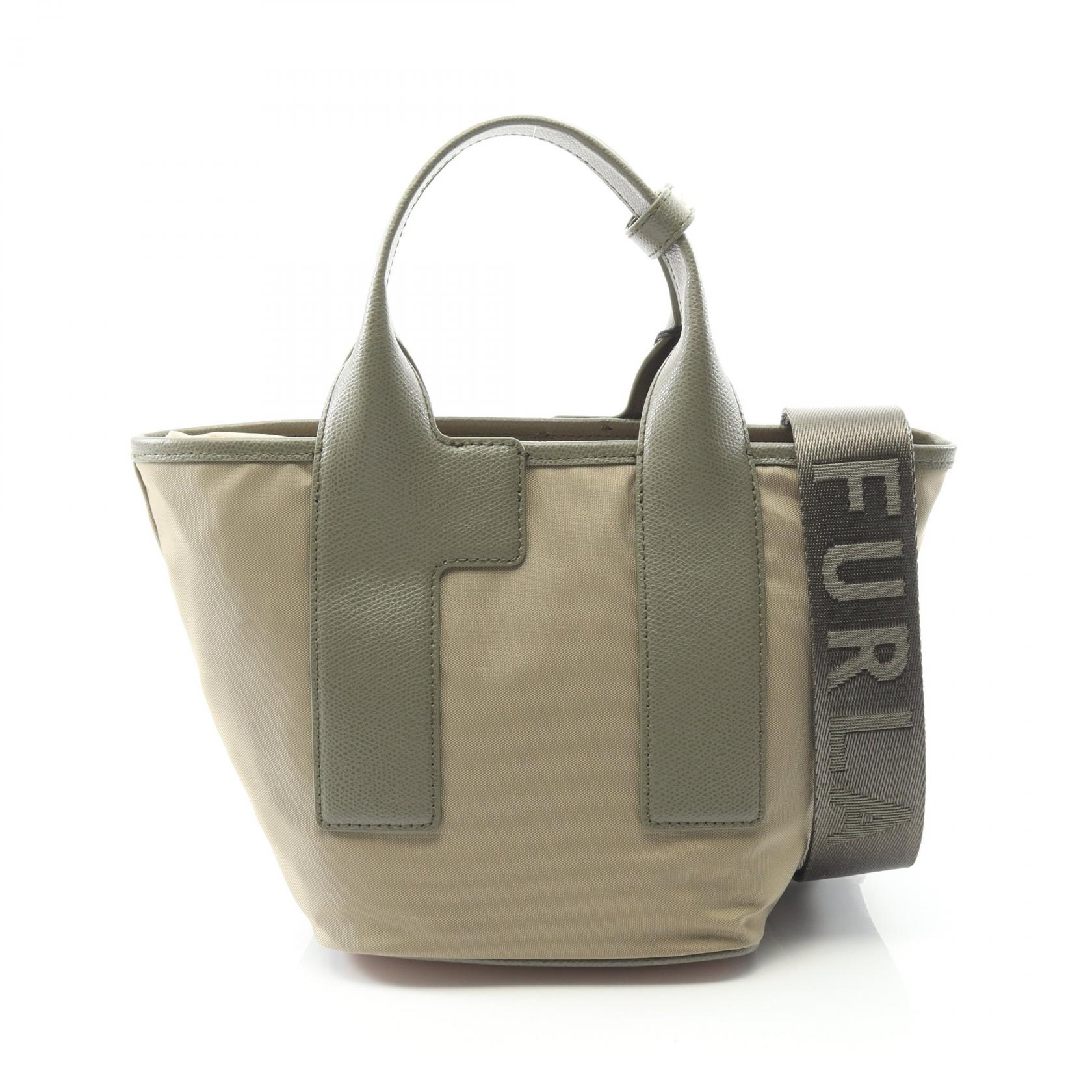 【5%OFFクーポン×ポイント5倍】フルラ Furla PIUMA ピューマ S トートバッグ バッグ ナイロン レザー レディース ベージュ系 / カーキ系 WB01270BX30503962S 【新品】