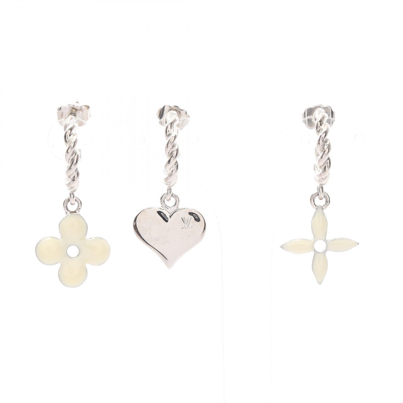 ルイヴィトン　ハート　ピアス LOUIS VUITTON ルイ・ヴィトン ブークルドレイユ・クール アンク