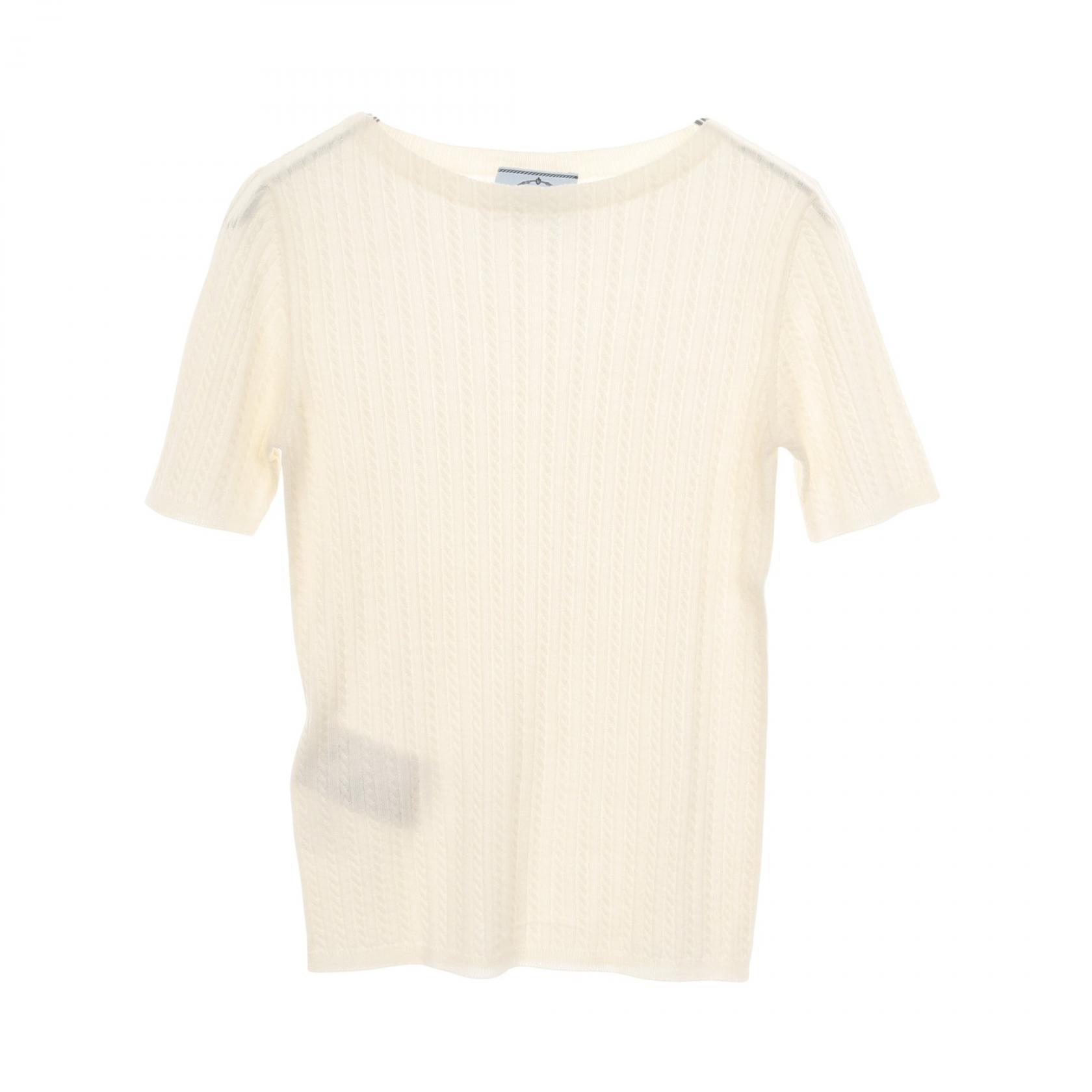 プラダ PRADA ニット 衣料品 トップス ウール レディース ホワイト系 124ADK521JVA 【中古】