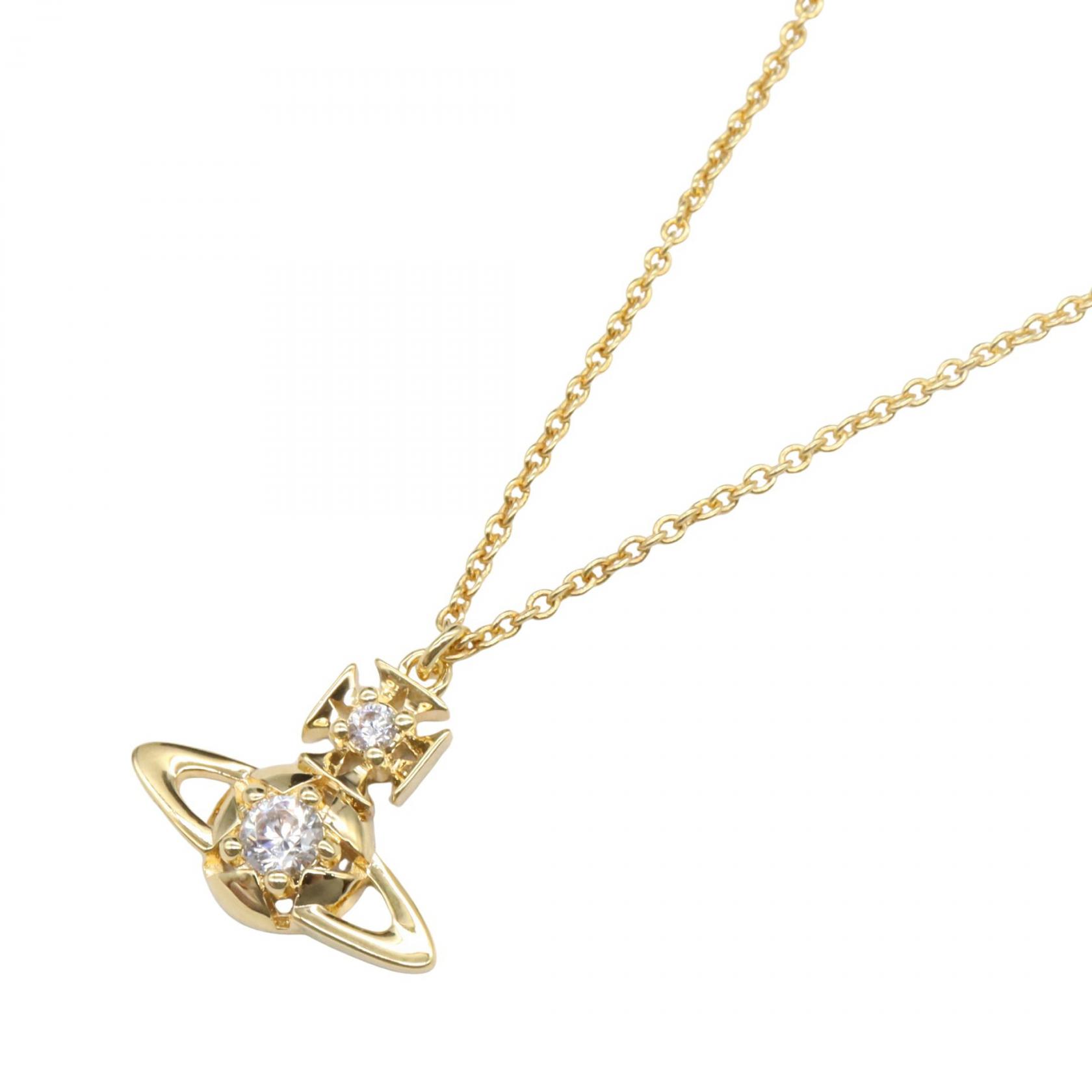 【P5倍×5%OFFクーポン】ヴィヴィアンウエストウッド Vivienne Westwood ネックレス ネックレス ジュエリー 真鍮 レディース ゴールド系 630203GS/02R102 【新品】