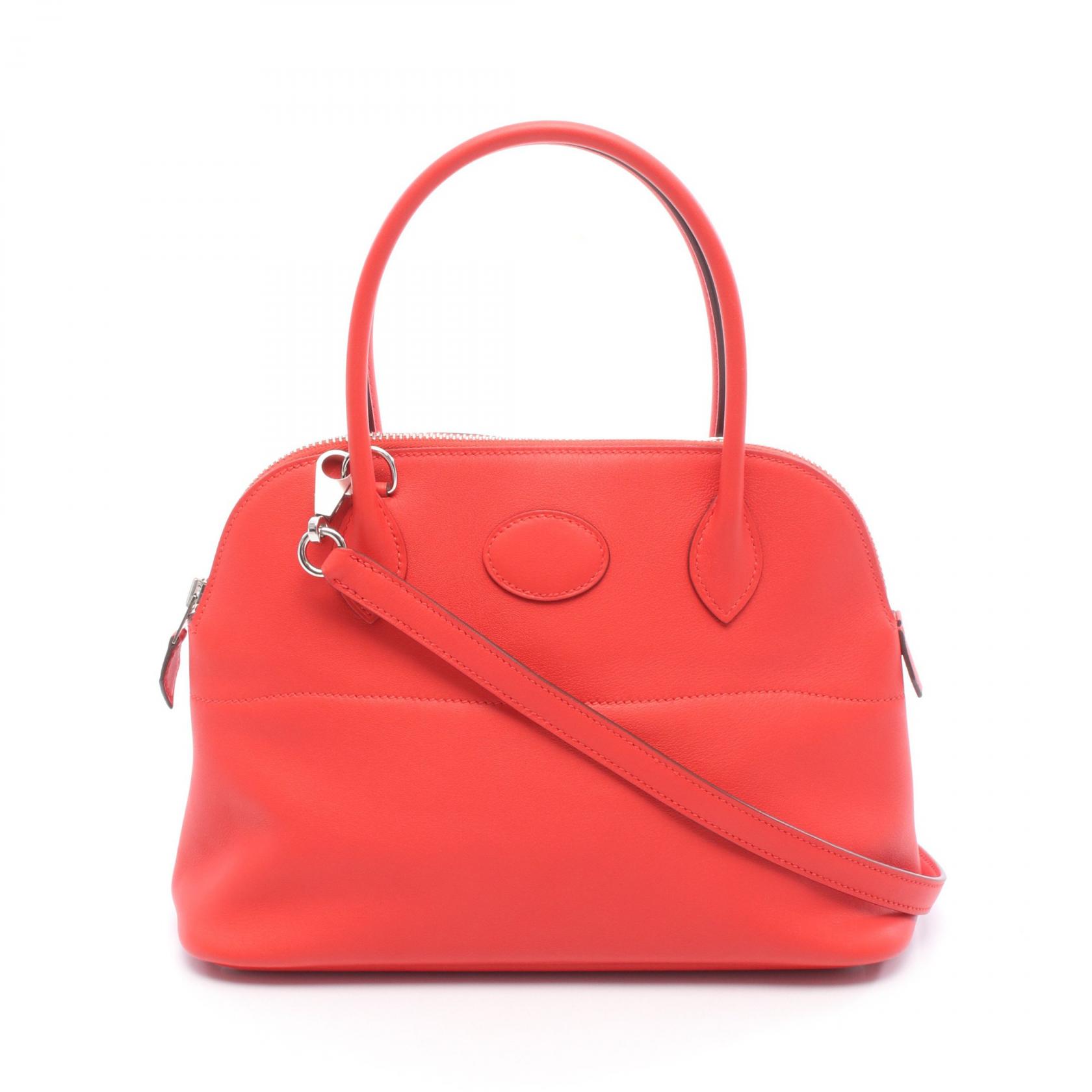 【10%OFFクーポン対象】エルメス HERMES ボリード27 ルージュトマト ハンドバッグ バッグ ヴォースイフト ヴォースイフト レディース レッド系 047653CK 【中古】 324,000円