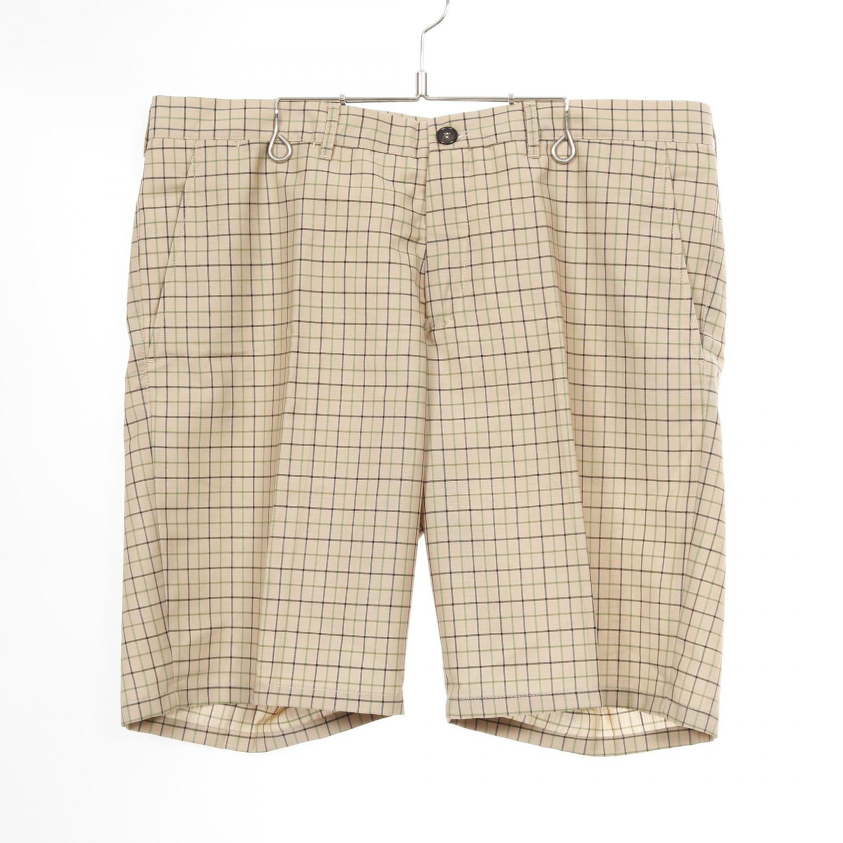 プラダ PRADA パンツ 衣料品 ボトムス ウール モヘヤ メンズ ベージュ系 / ブラック系 / グリーン系 SPE22 【中古】