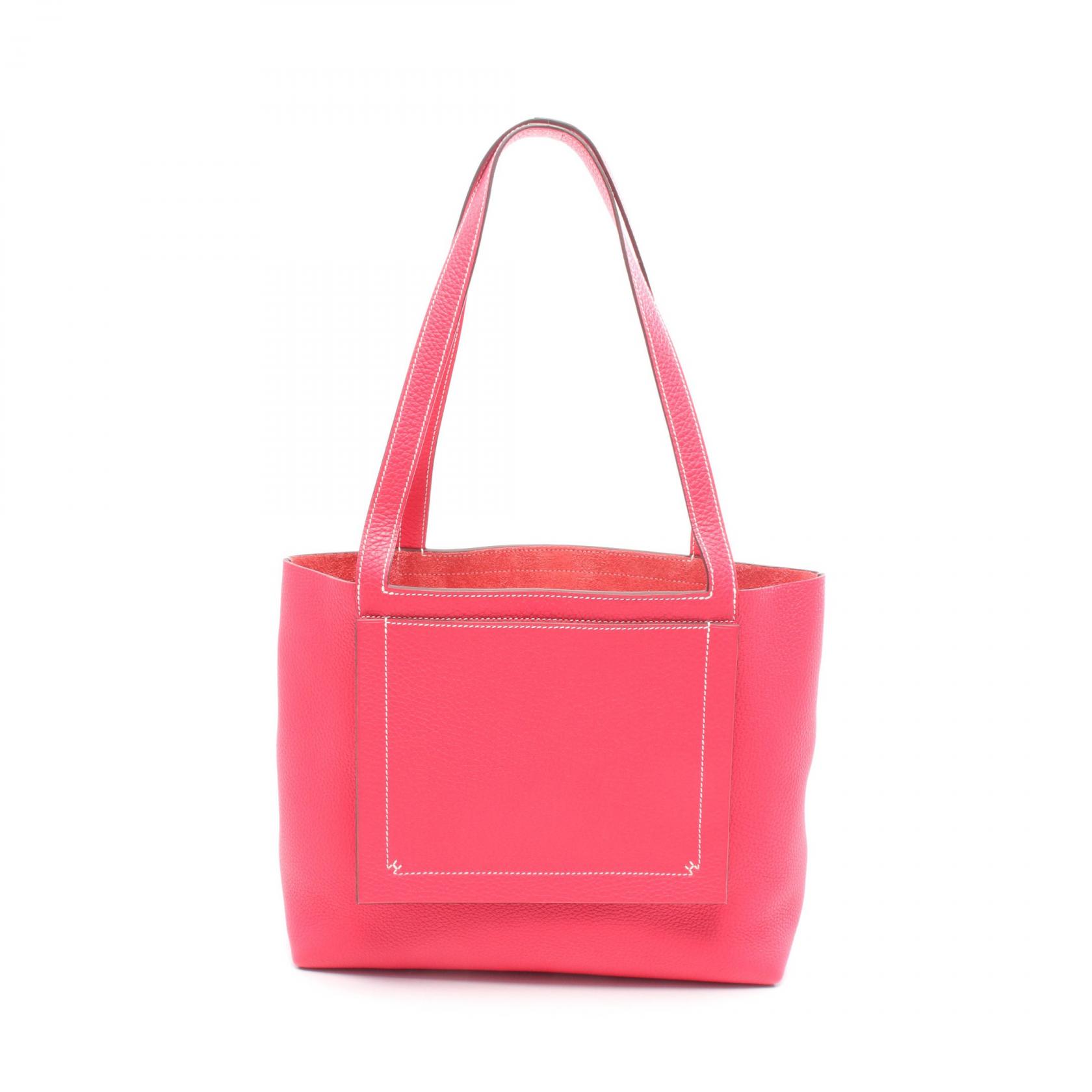 【15%OFFクーポン 7/26 9:59〆】エルメス HERMES カバセリエ31 トートバッグ バッグ レザー トリヨンクレマンス トリヨンクレマンス レディース ピンク系 【中古】｜Brandoff銀座