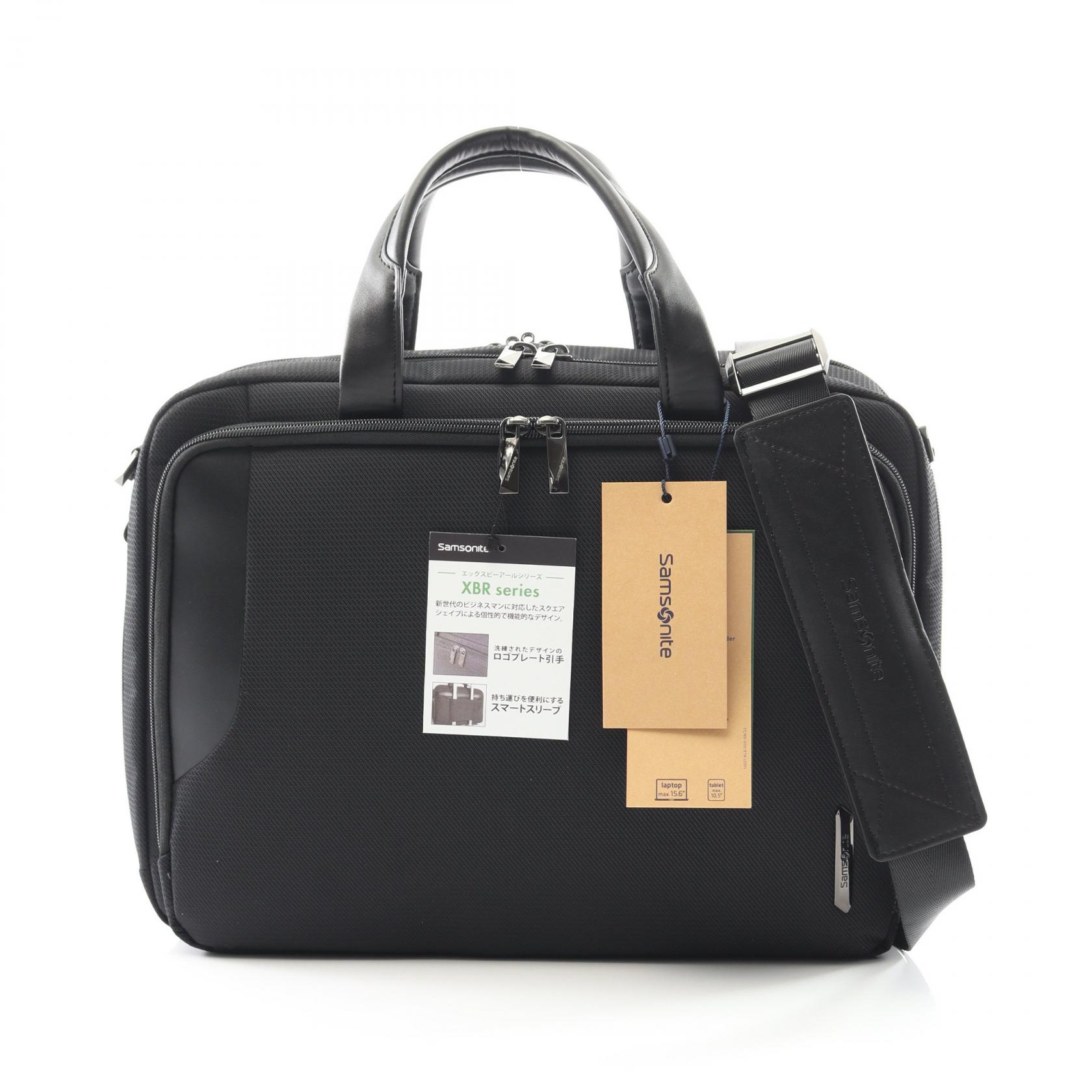【5%OFFクーポン×ポイント5倍】サムソナイト Samsonite XBR 2.0 ビジネスバッグ バッグ ポリエステル メンズ ブラック系 1465121041 【新品】
