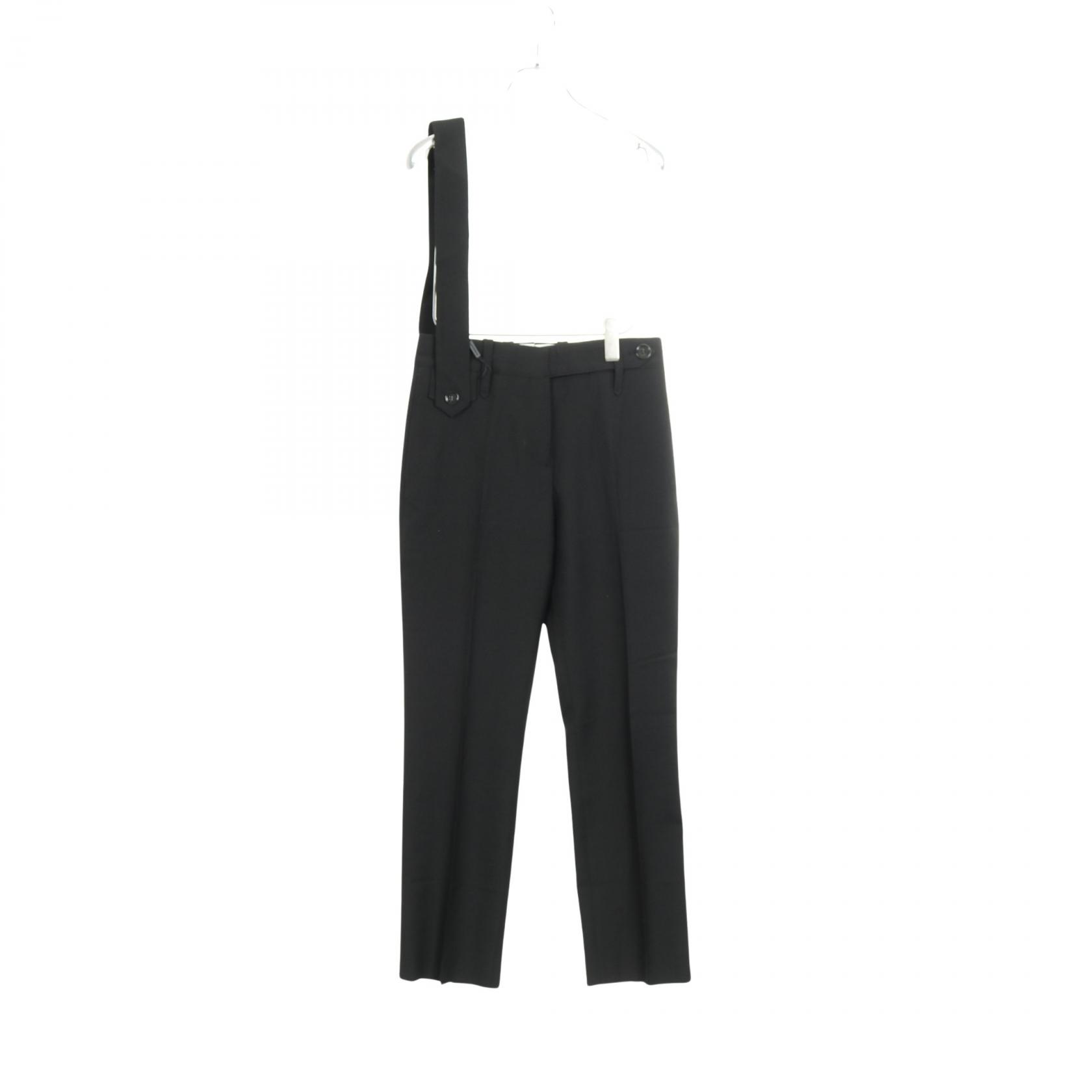 【P5倍×5%OFFクーポン】バーバリー BURBERRY パンツ 衣料品 ボトムス ウール レディース ブラック系 8046323 【中古】 15,400円
