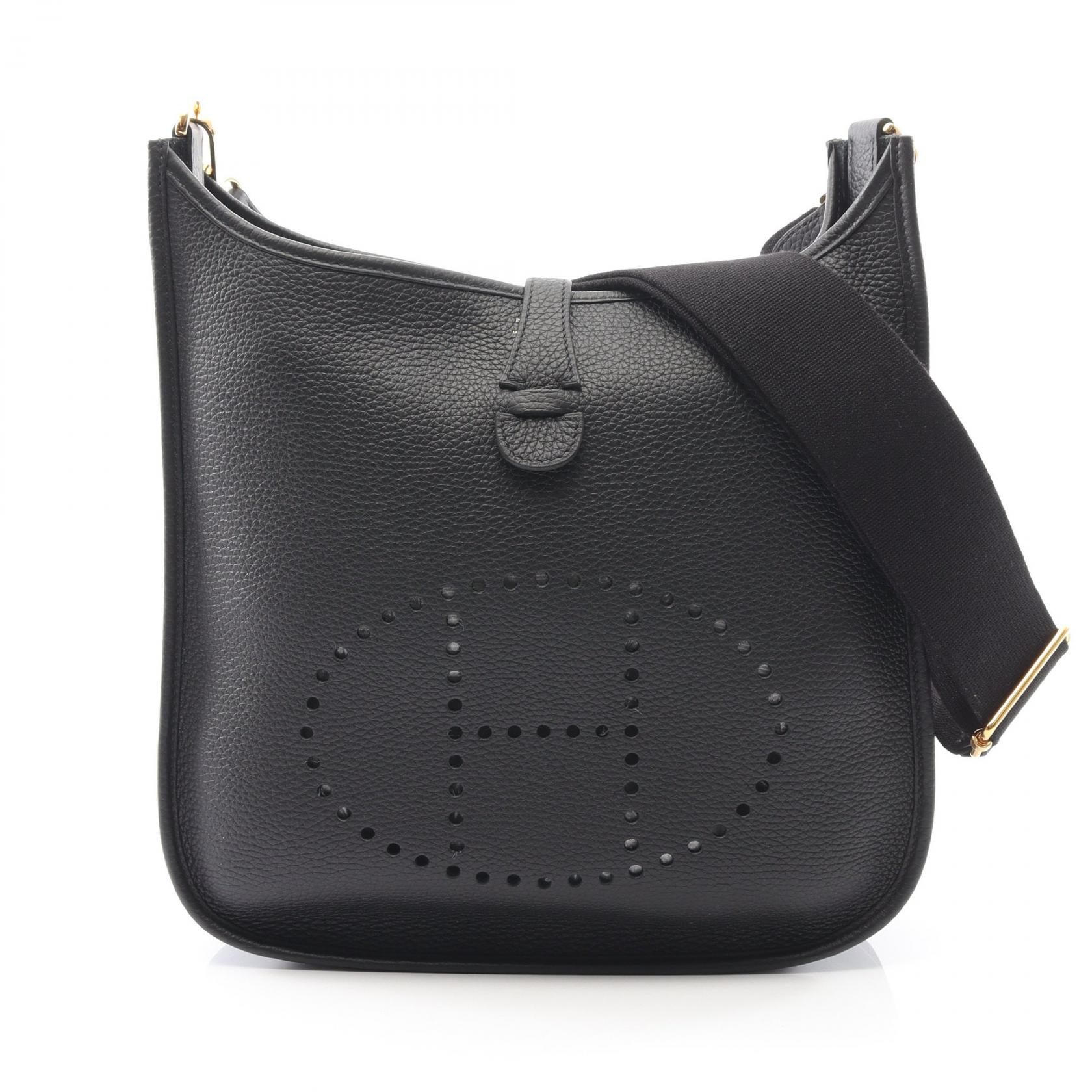 エルメス HERMES エヴリン 3 トロワ PM ショルダーバッグ バッグ トリヨンクレマンス トリヨンクレマンス レディース ブラック系 【中古】