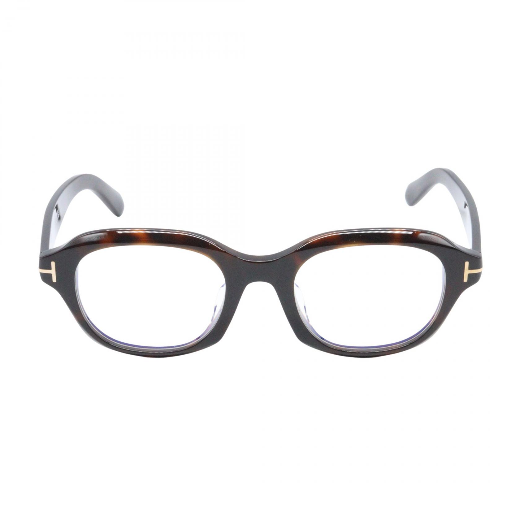 【P5倍×5%OFFクーポン】トムフォード TOM FORD 伊達メガネ メガネ 衣料品 プラスチック メンズ レディース ブラウン系 6005DB 052(51) B-CUT 【新品】