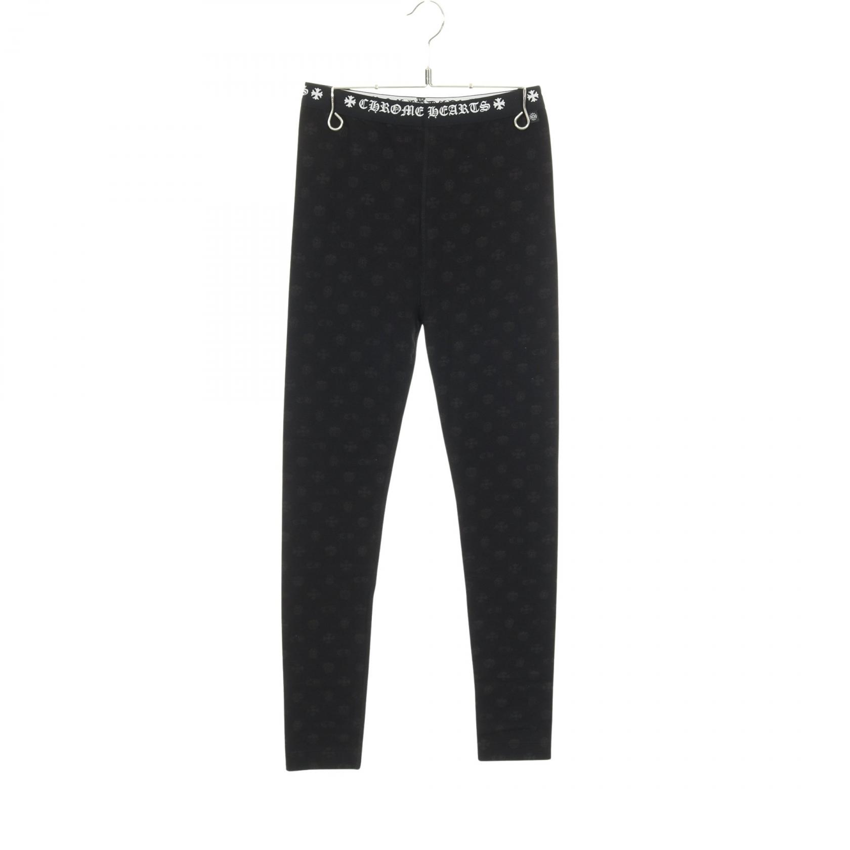 クロムハーツ CHROME HEARTS パンツ 衣料品 ボトムス コットン レディース ブラック系 【中古】