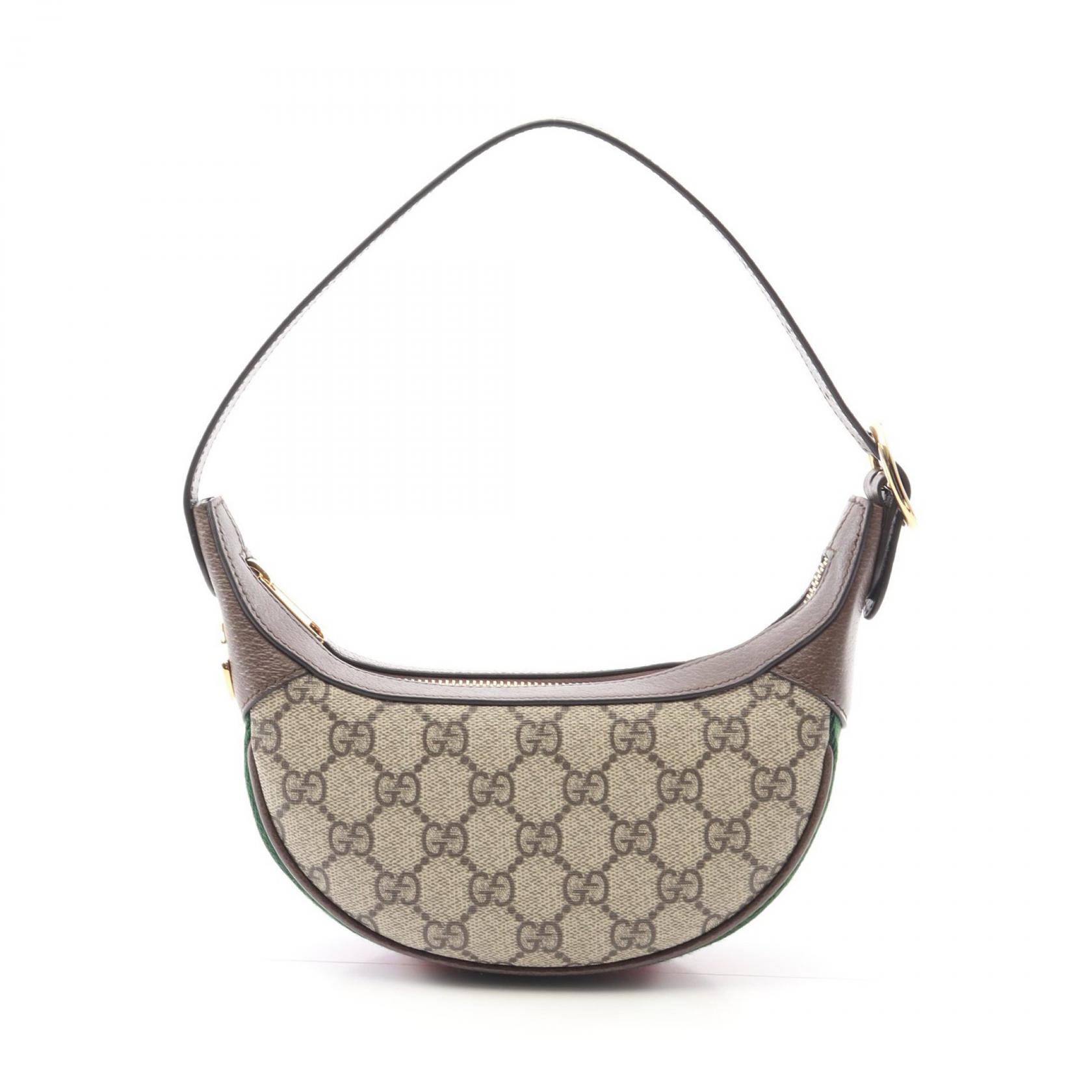 【P5倍×5%OFFクーポン】グッチ GUCCI オフィディア GGスプリーム ミニバッグ ハンドバッグ バッグ PVCコーティングキャンバス レザー レディース ベージュ系 / ブラウン系 / マルチカラー 65855196IWG8745 【新品】