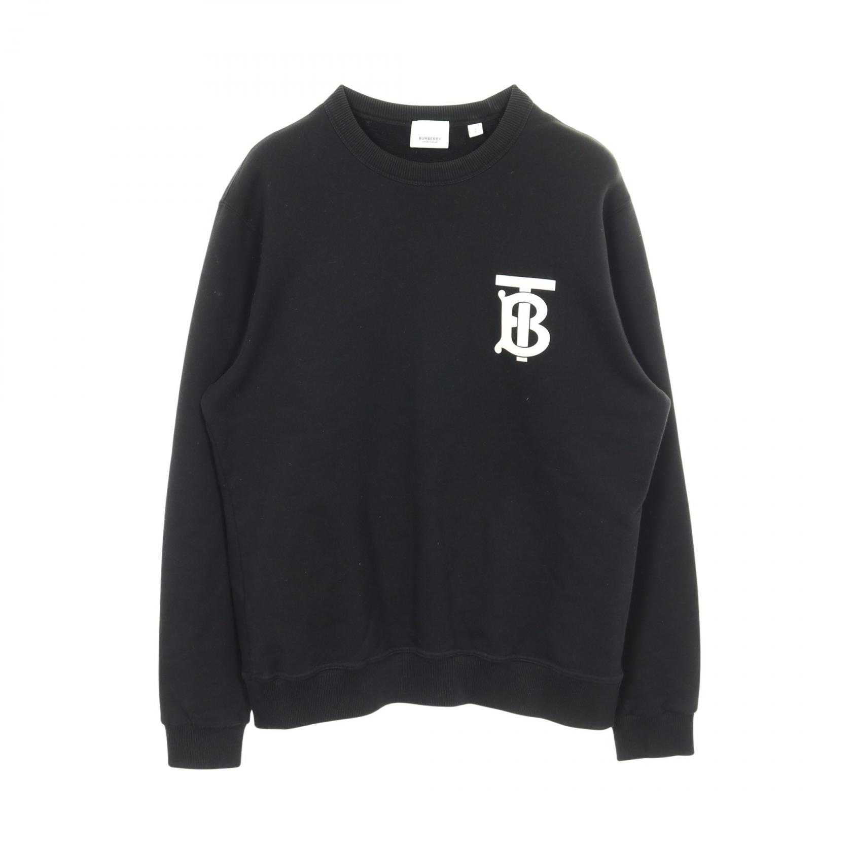 【5千円OFFクーポン対象】バーバリー BURBERRY スウェット 衣料品 トップス コットン メンズ ブラック系 8024602 【中古】