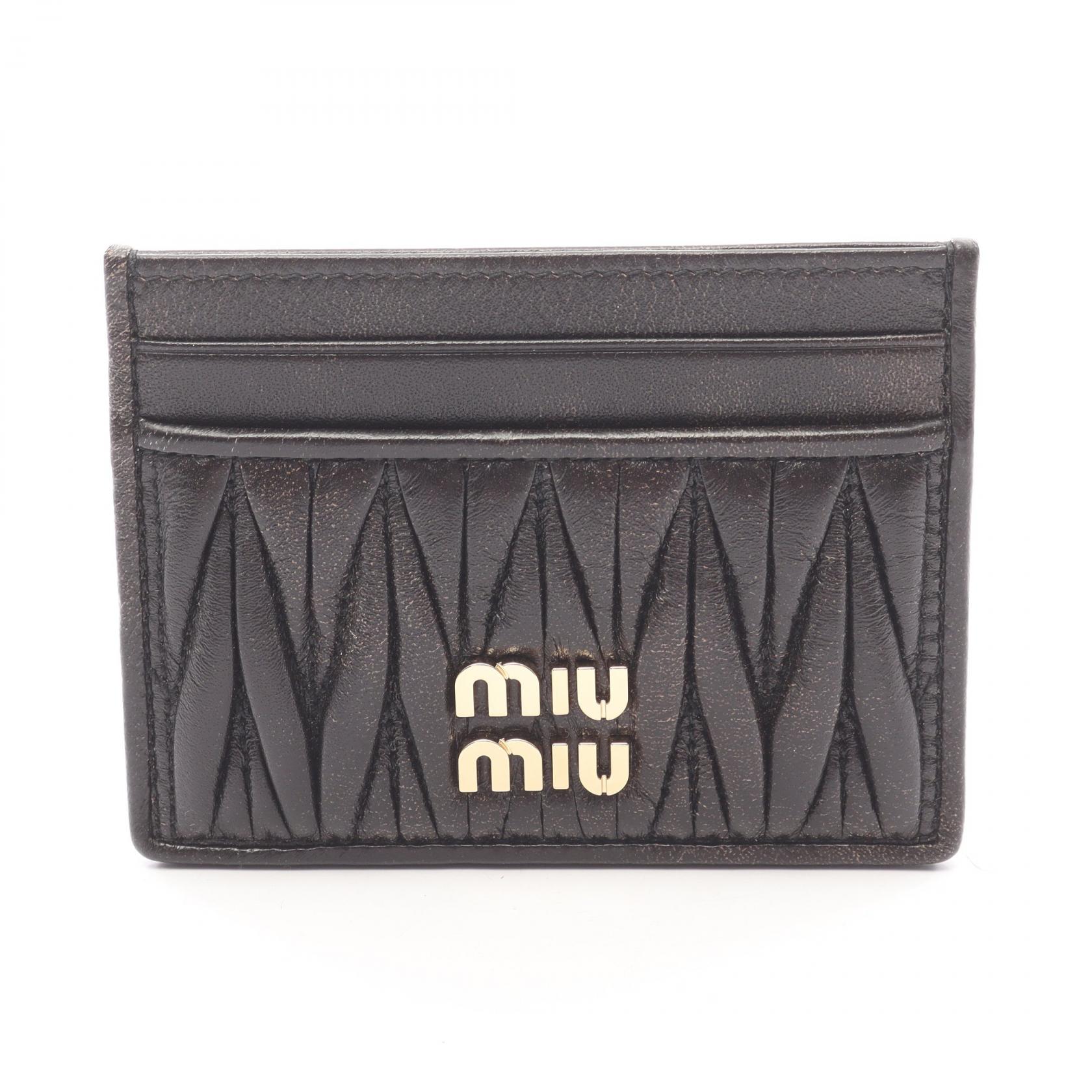 楽天市場】MIUMIU ミュウミュウ カードホルダー 5MC016 N88 レディース