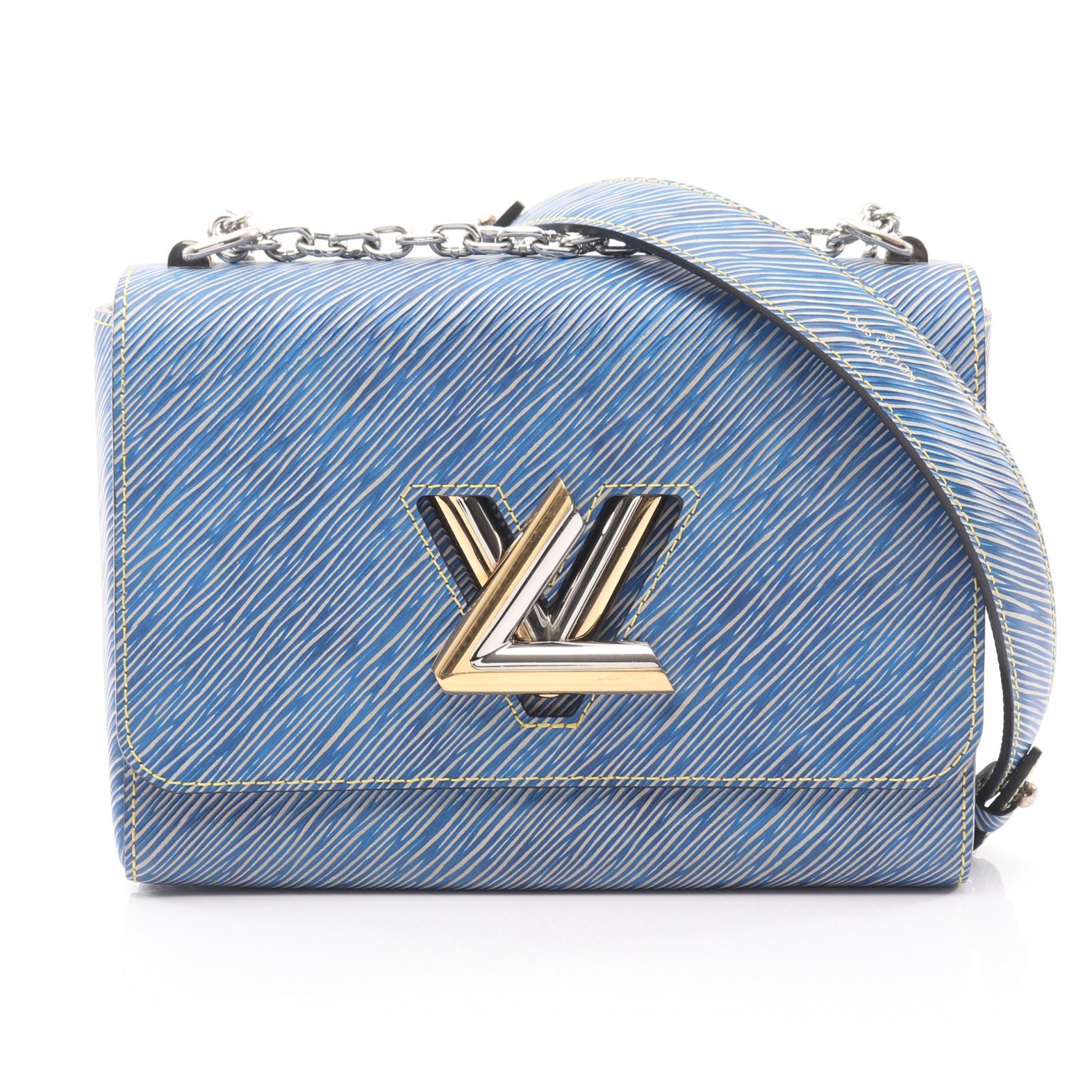 【2万円OFFクーポン対象】ルイ・ヴィトン LOUIS VUITTON ツイストMM ショルダーバッグ バッグ レザー エピ レディース ブルー系 / ホワイト系 M51065 【中古】