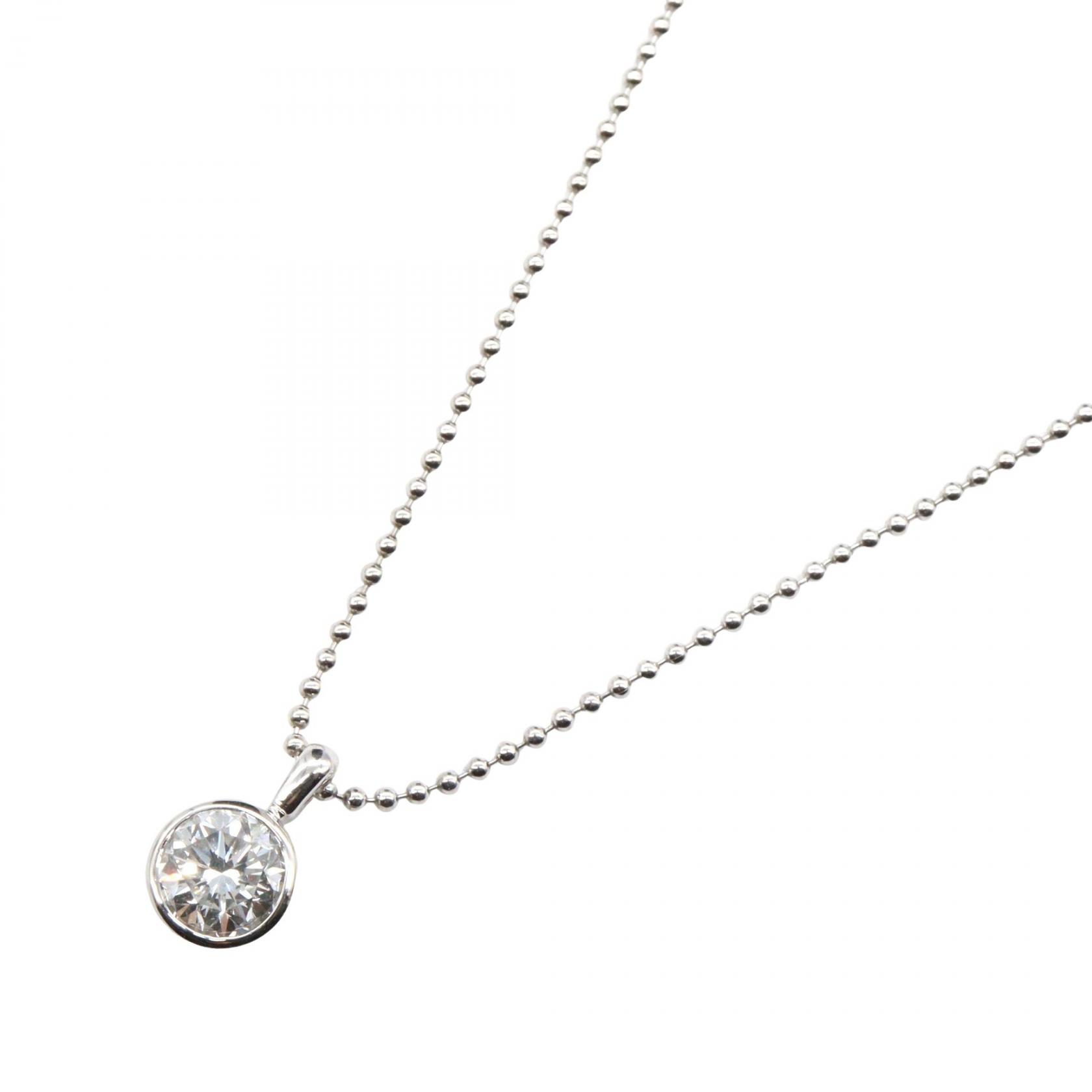 【1万円OFFクーポン対象】ジュエリー JEWELRY ダイヤモンド ネックレス ネックレス ジュエリー Pt900プラチナ Pt850プラチナ ダイヤモンド レディース シルバー系 / クリア系 ﾀﾞｲﾔ 3.4g 【中古】