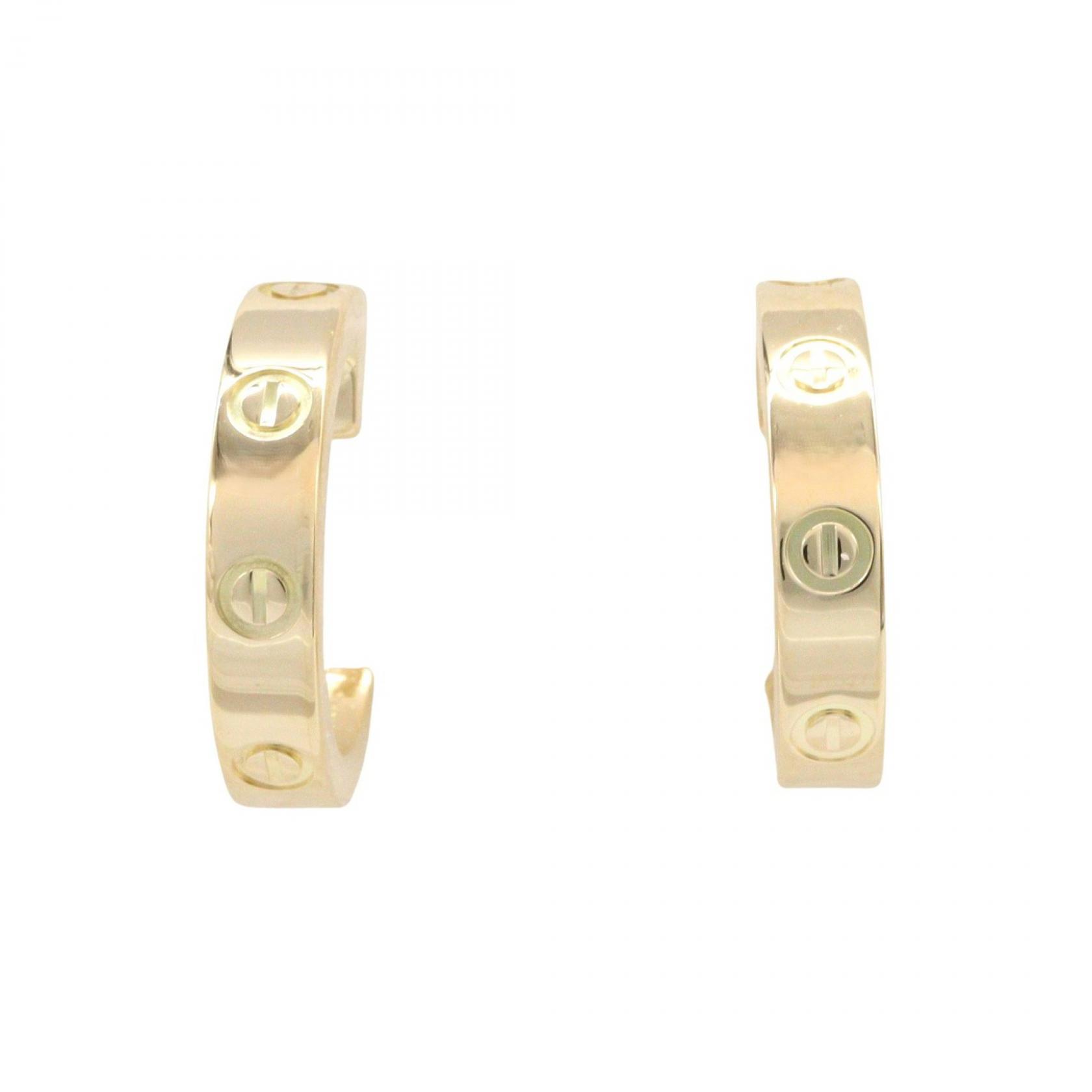 【P5倍×5%OFFクーポン】カルティエ CARTIER ミニラブ ピアス ピアス ジュエリー K18PG（ピンクゴールド） レディース ゴールド系 B8028800 【中古】