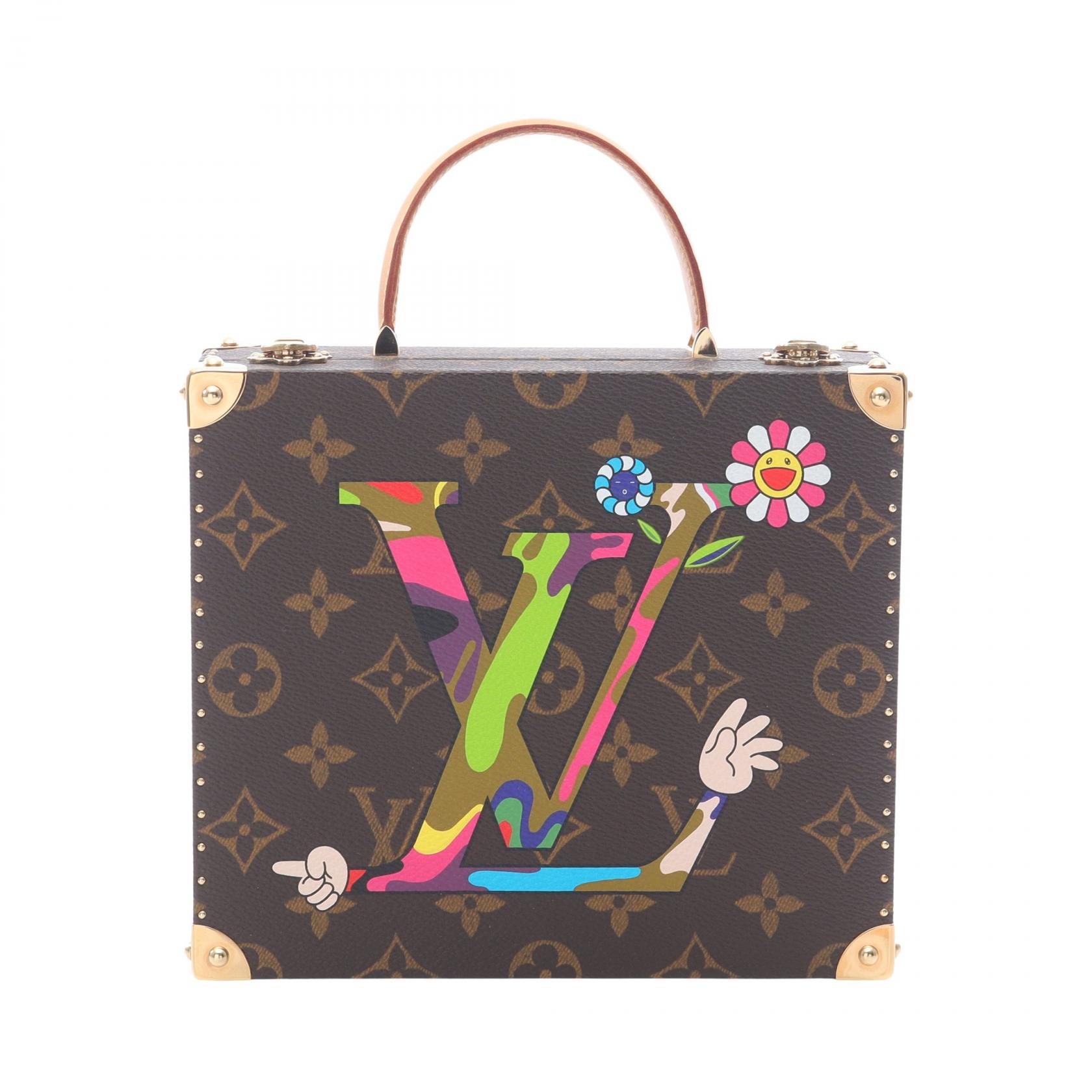 【5%OFFクーポン×ポイント5倍】ルイ・ヴィトン LOUIS VUITTON LV × TM ジュエリーケース モノグラムキャラクテール ハンドバッグ バッグ PVCコーティングキャンバス レザー レディース ブラウン系 / マルチカラー M92477 【中古】