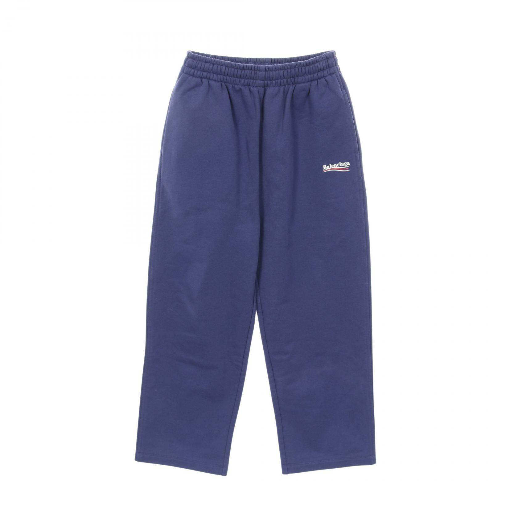 バレンシアガ BALENCIAGA キャンペーンロゴ パンツ 衣料品 ボトムス コットン メンズ レディース パープル系 641602 【中古】 36,400円